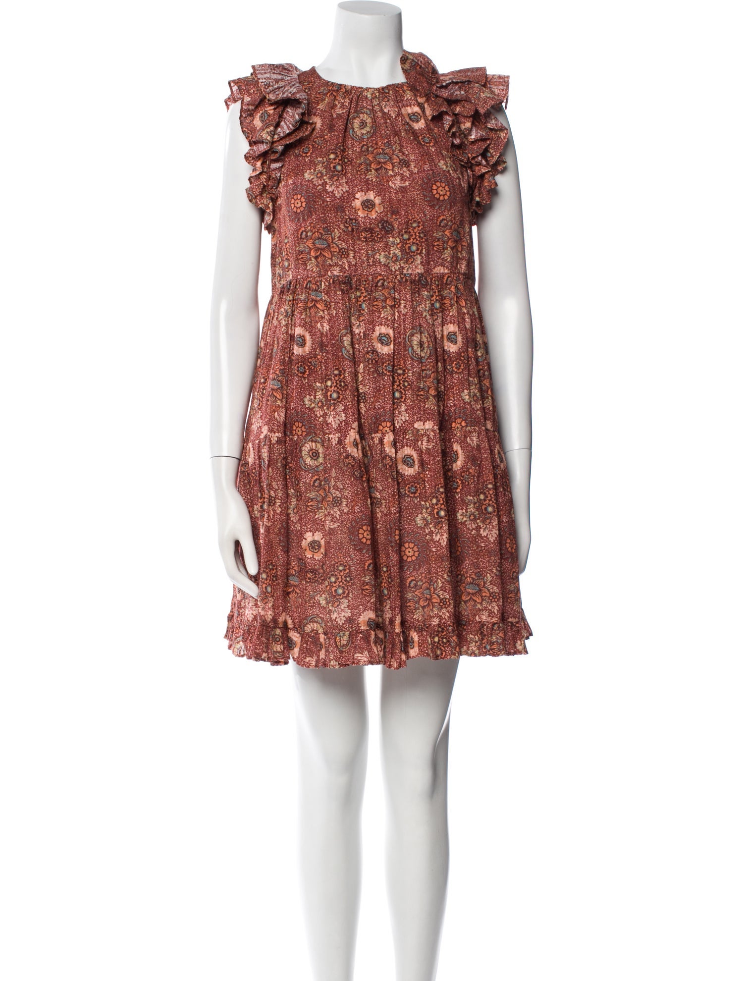 Ulla Johnson Floral Print Mini Dress