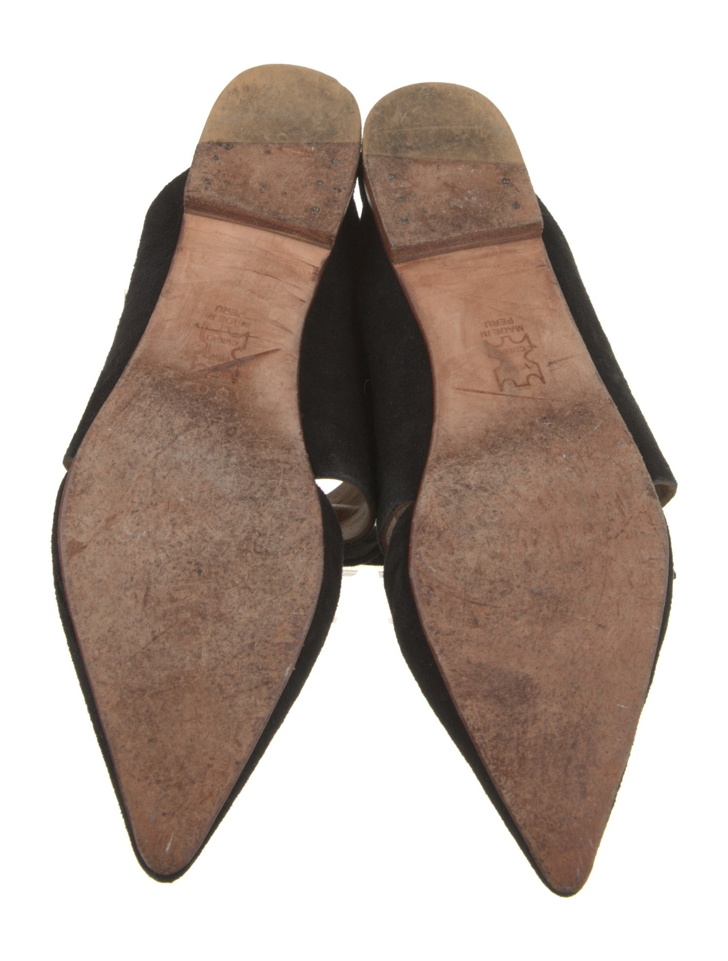 Ulla Johnson Suede Bow Accents Mules