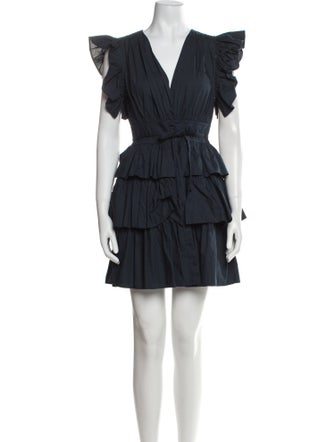 Ulla Johnson V-Neck Mini Dress