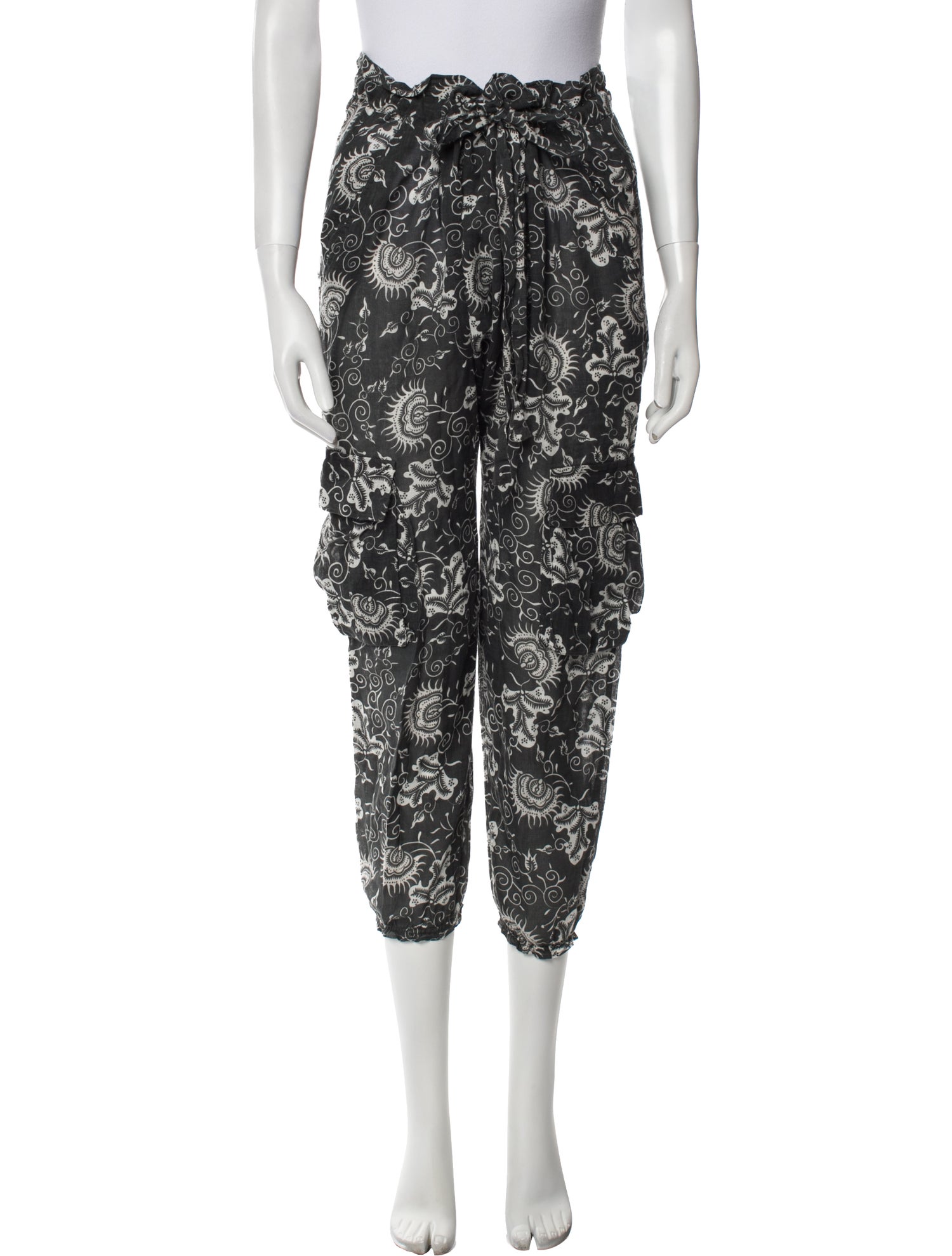 Ulla Johnson Printed Straight Leg Pants