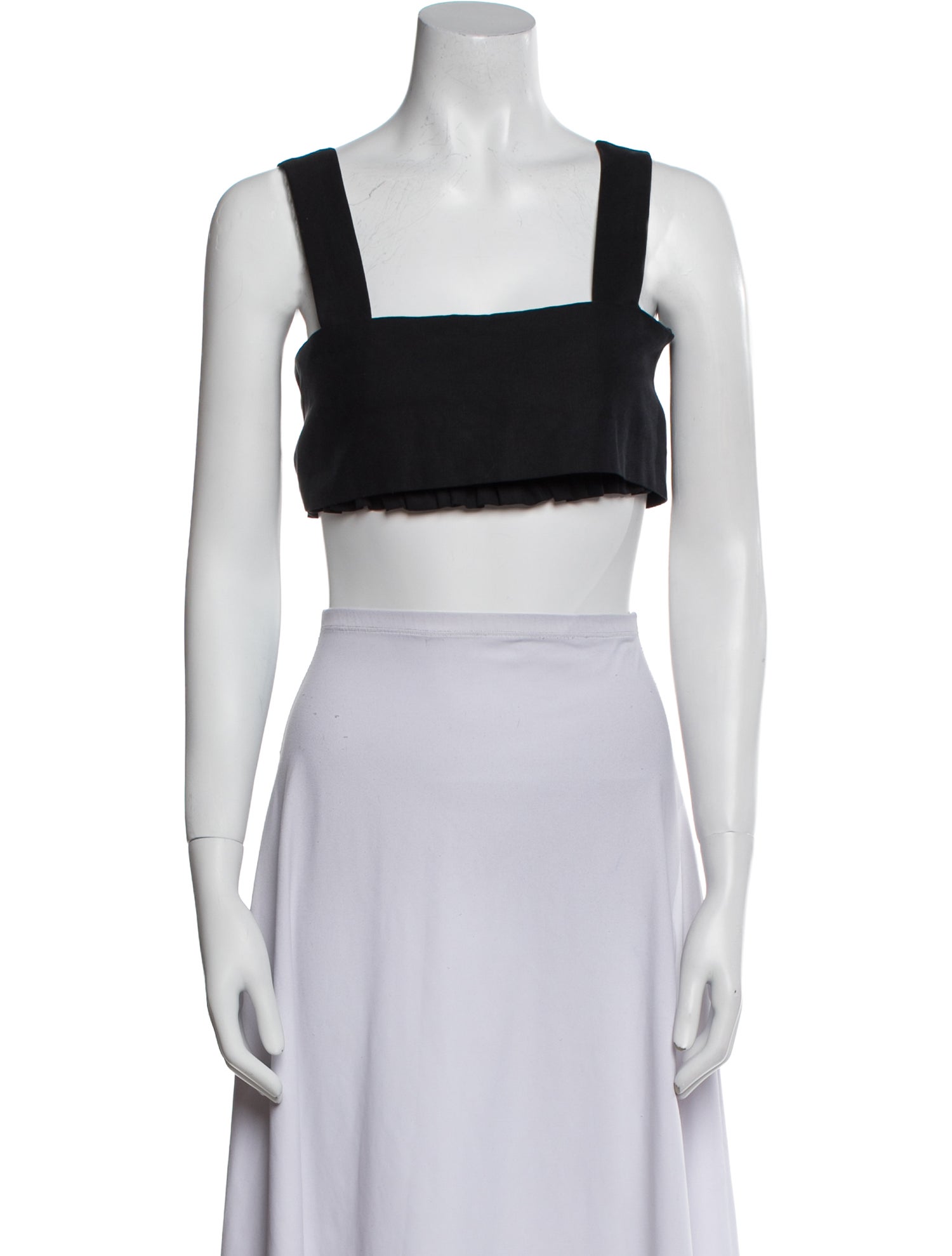 Ulla Johnson Square Neckline Sleeveless Crop Top