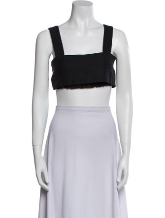 Ulla Johnson Square Neckline Sleeveless Crop Top