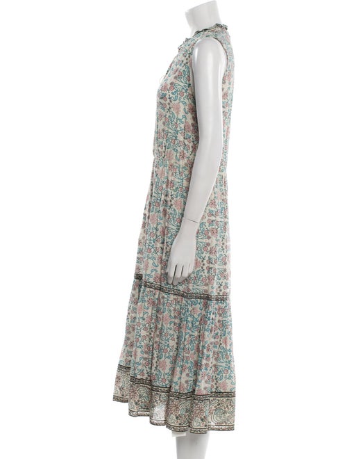 Ulla Johnson Floral Print Midi Length Dress