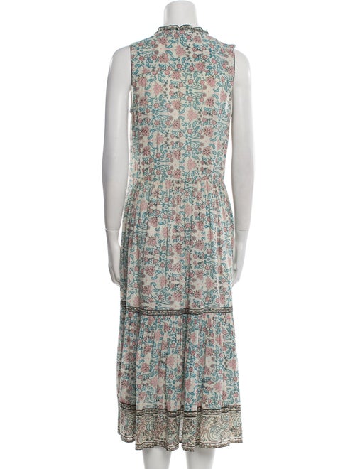 Ulla Johnson Floral Print Midi Length Dress