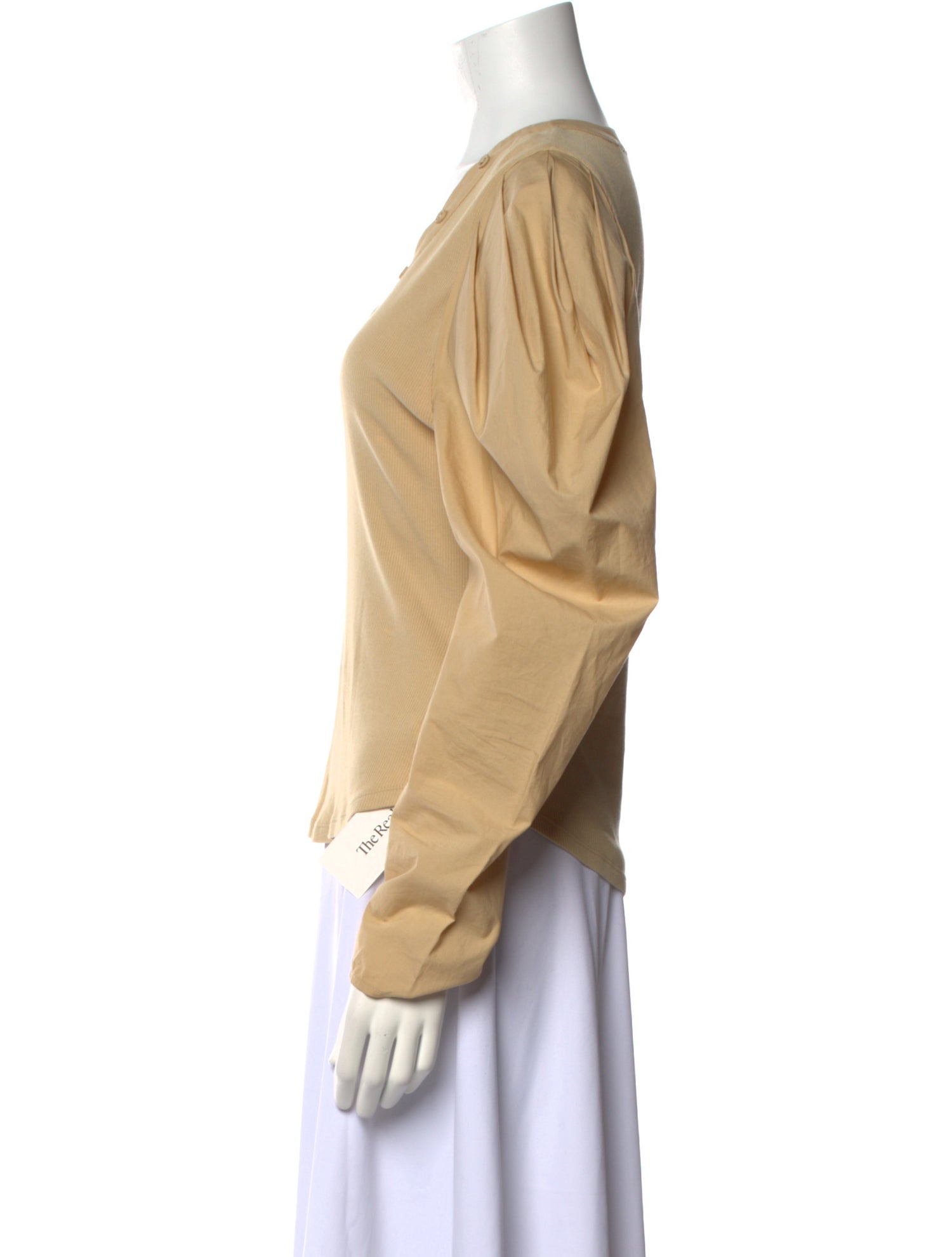 Ulla Johnson Scoop Neck Long Sleeve Blouse