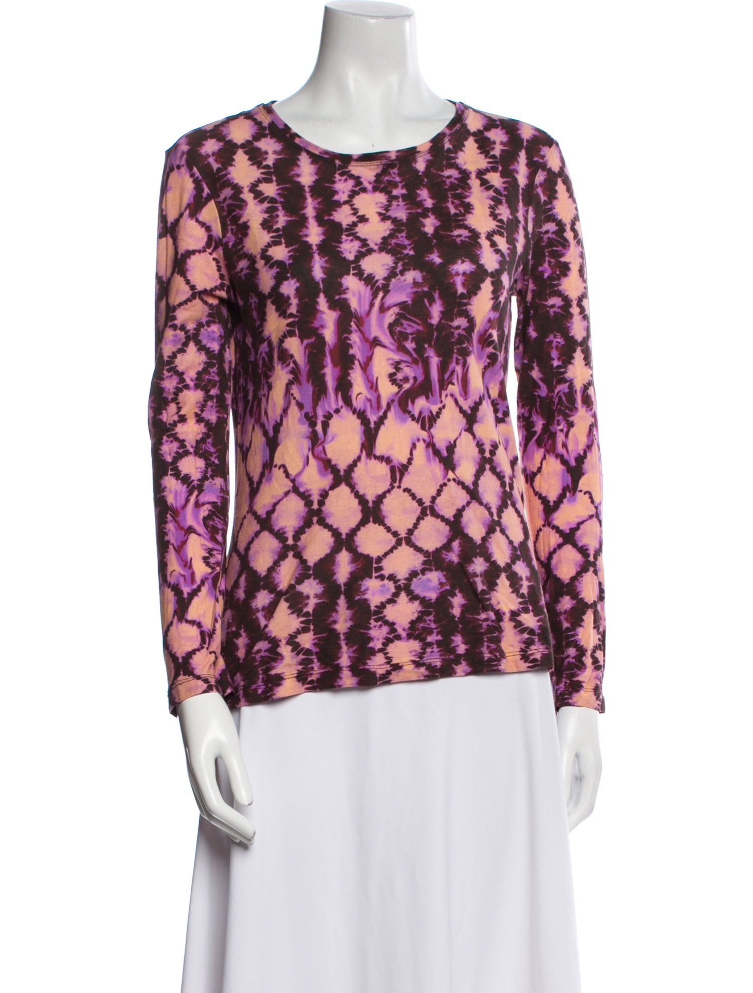 Ulla Johnson Printed Scoop Neck Blouse