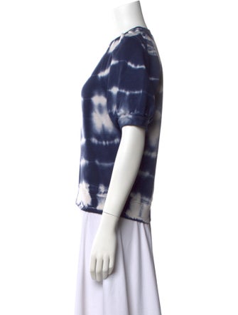 Ulla Johnson Tie-Dye Print Crew Neck T-Shirt