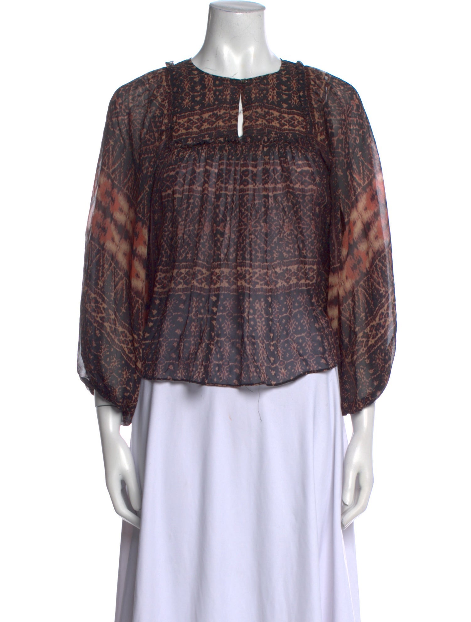 Ulla Johnson Silk Printed Blouse