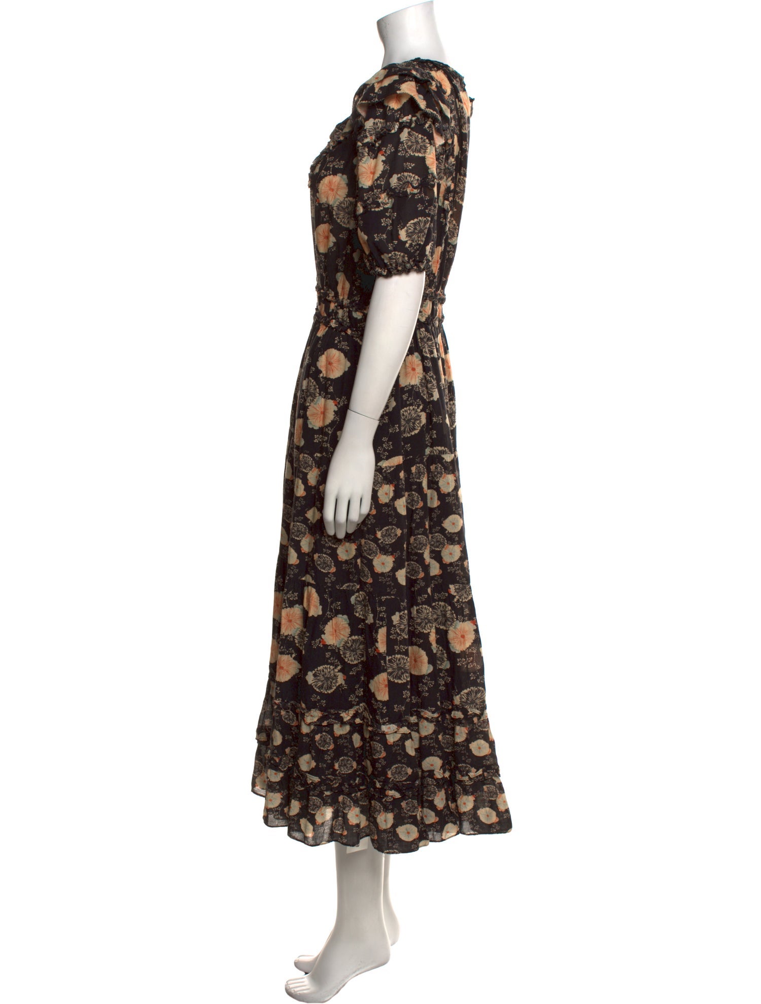 Ulla Johnson Floral Print Long Dress
