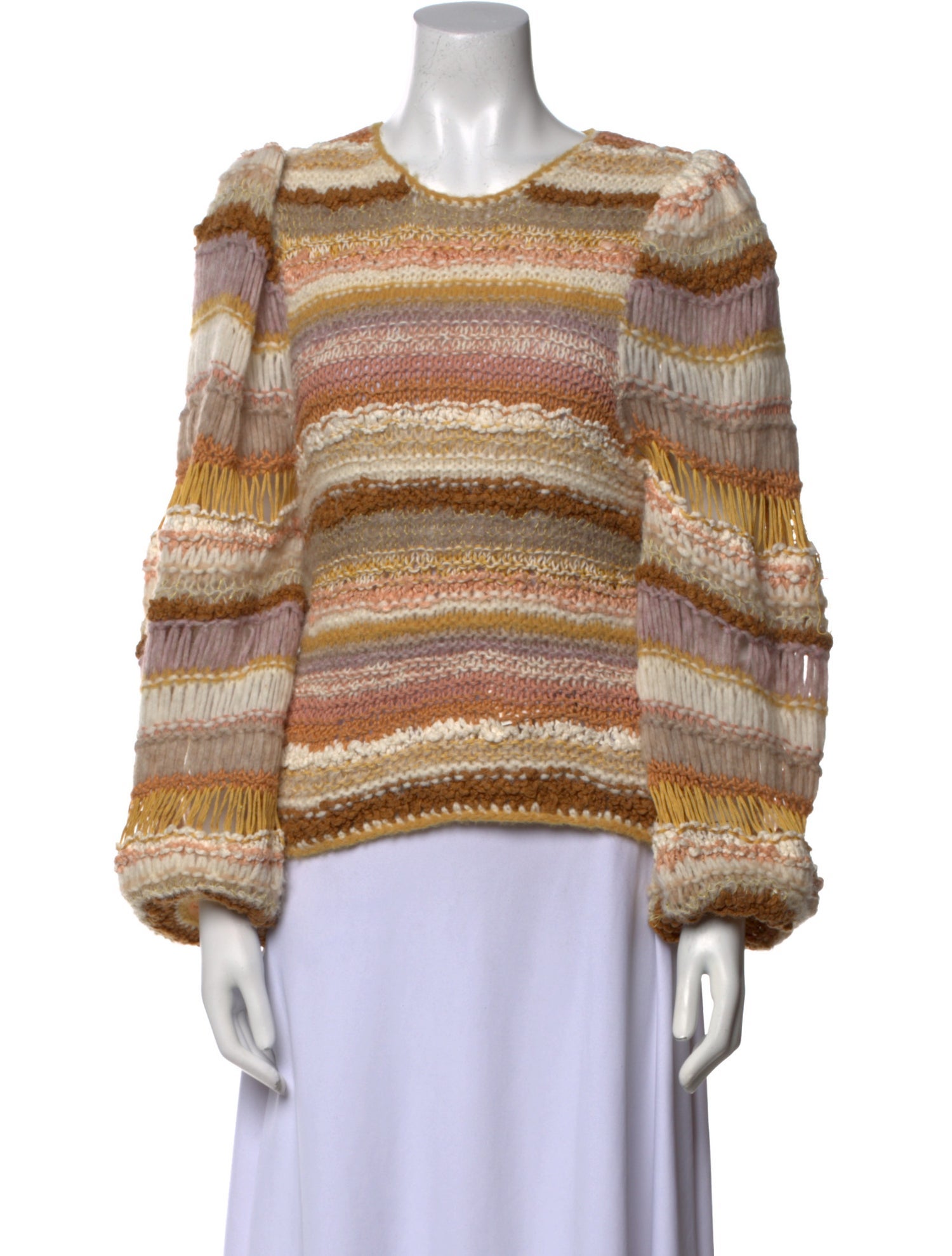 Ulla Johnson Striped Crew Neck Sweater