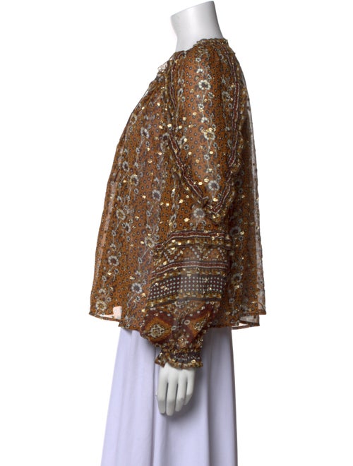 Ulla Johnson Silk Printed Blouse