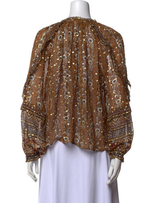Ulla Johnson Silk Printed Blouse