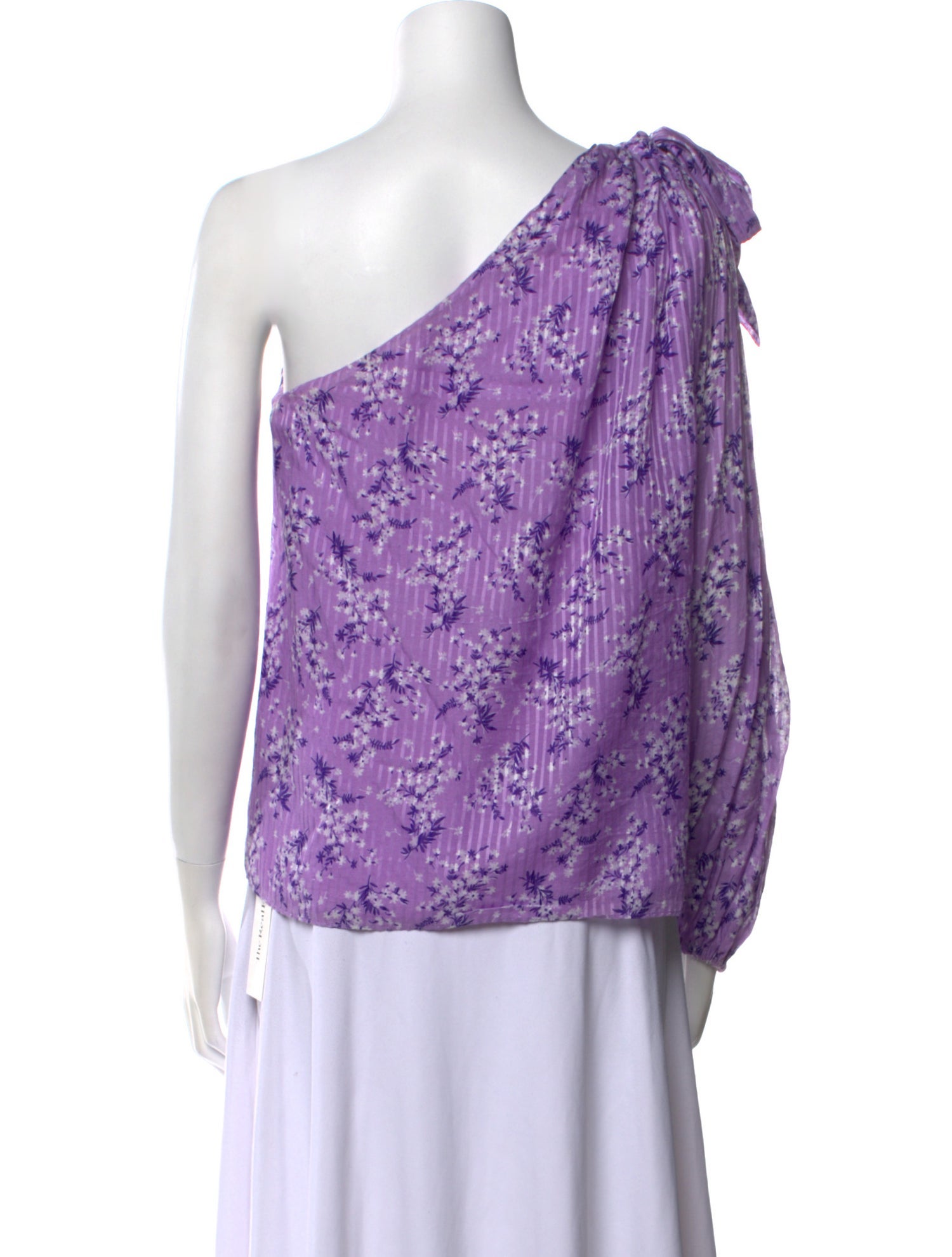 Ulla Johnson Floral Print One-Shoulder Top