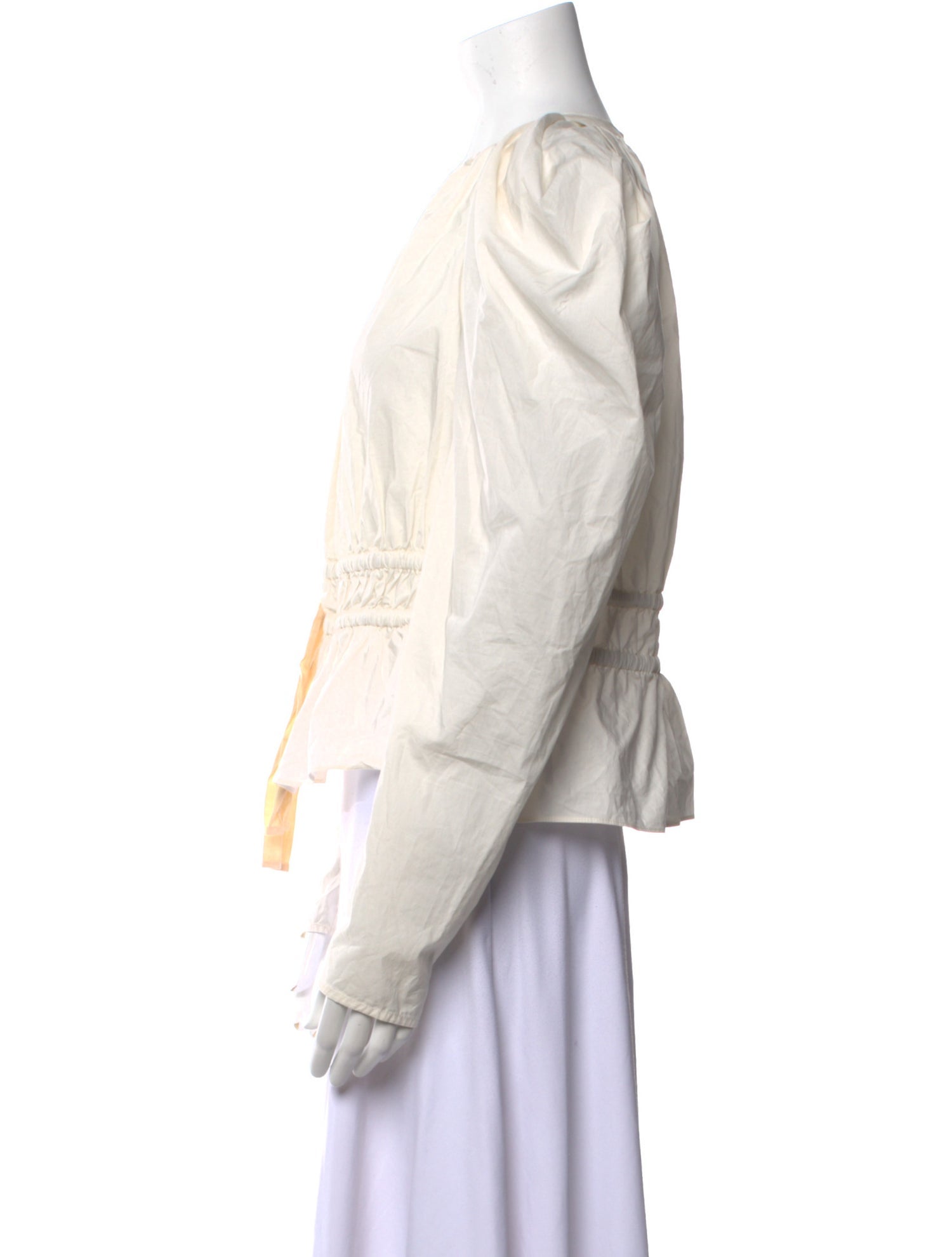 Ulla Johnson Crew Neck Long Sleeve Top