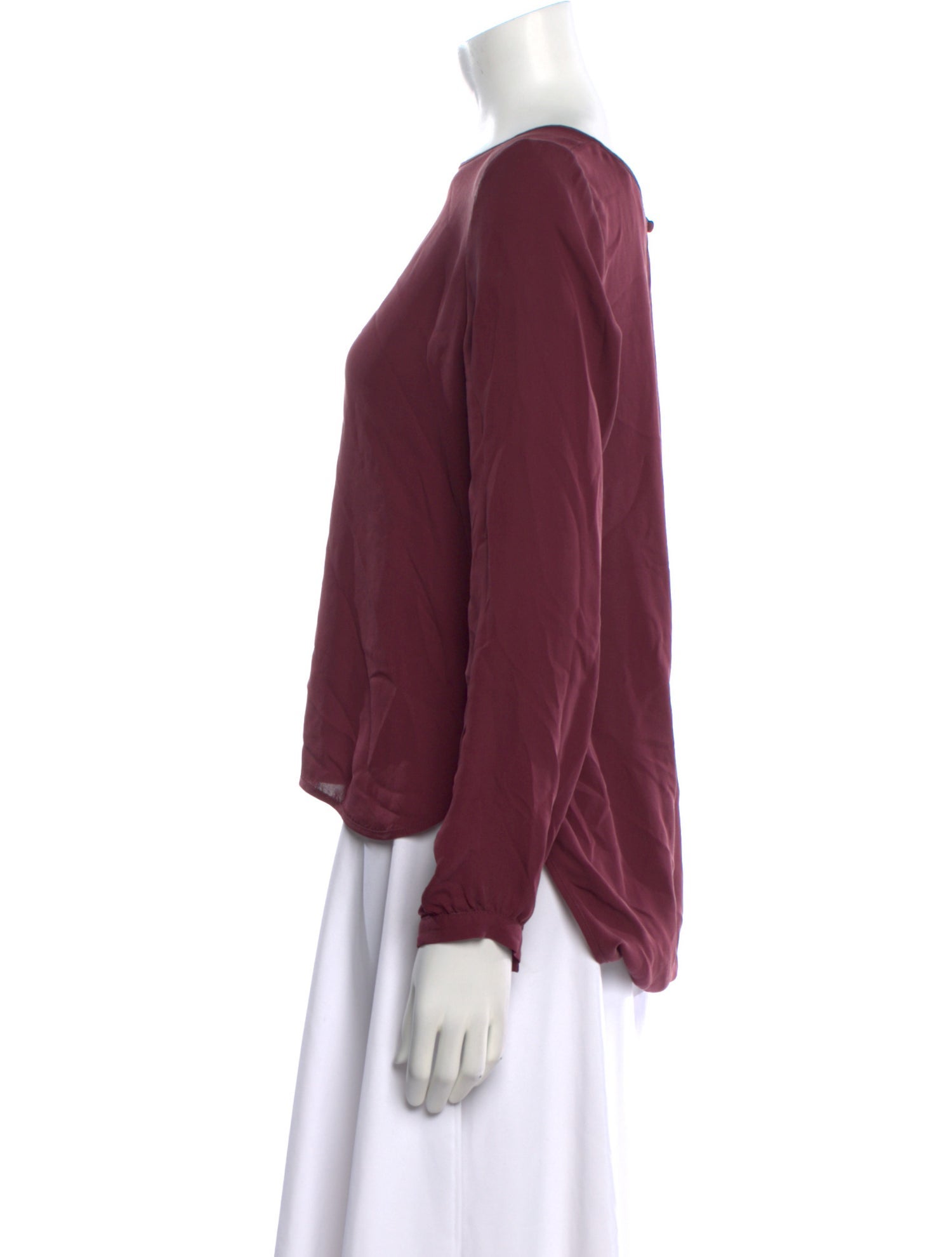 Ulla Johnson Silk Bateau Neckline Top