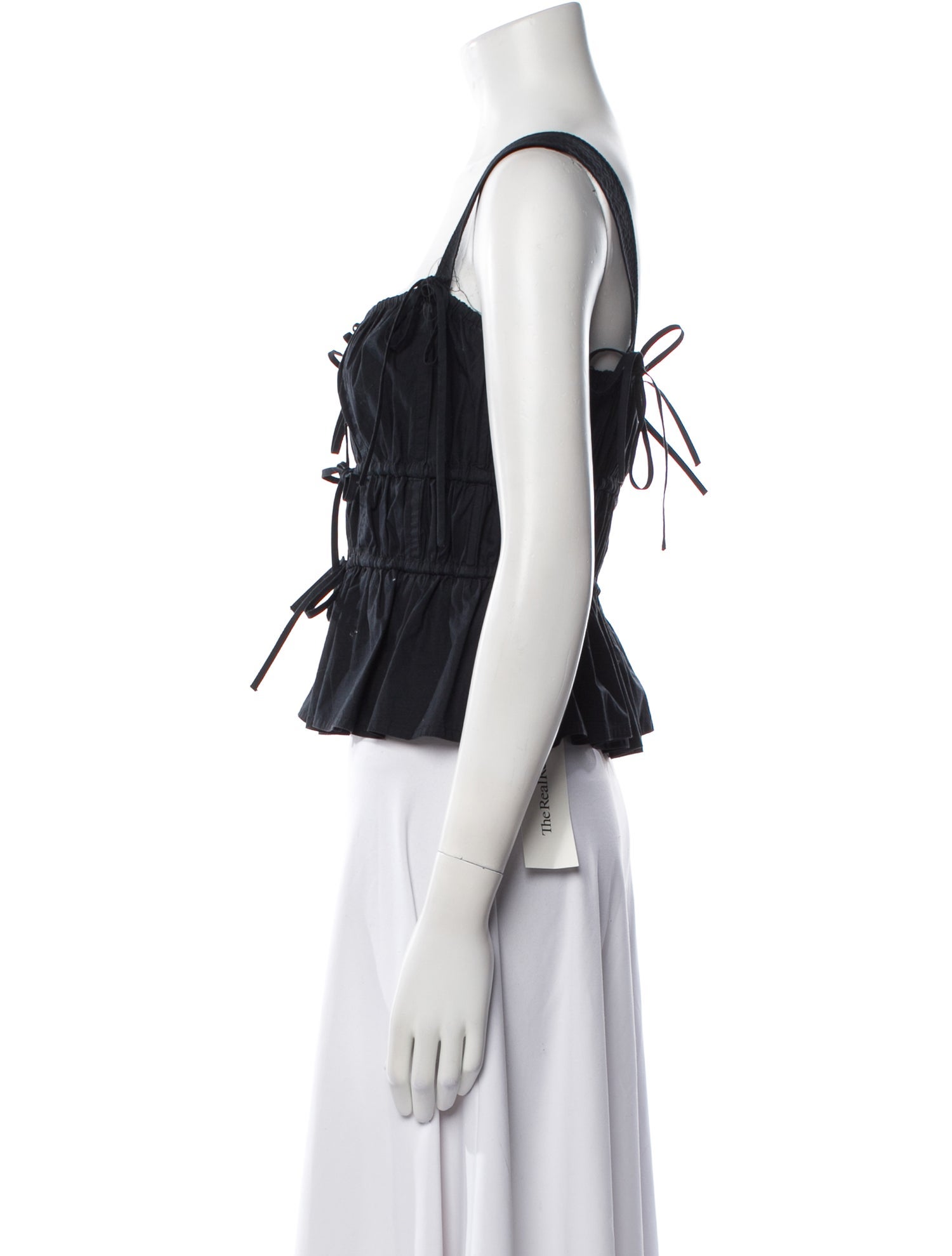 Ulla Johnson Square Neckline Sleeveless Crop Top