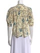 Ulla Johnson Silk Floral Print Blouse