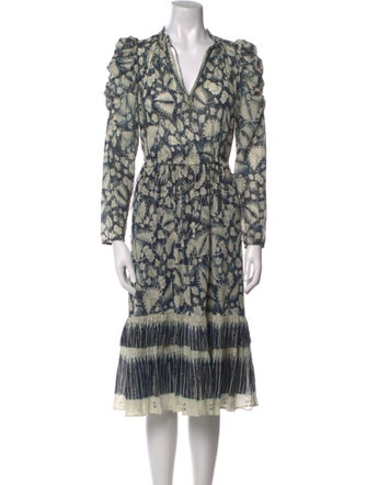 Ulla Johnson Printed Midi Length Dress