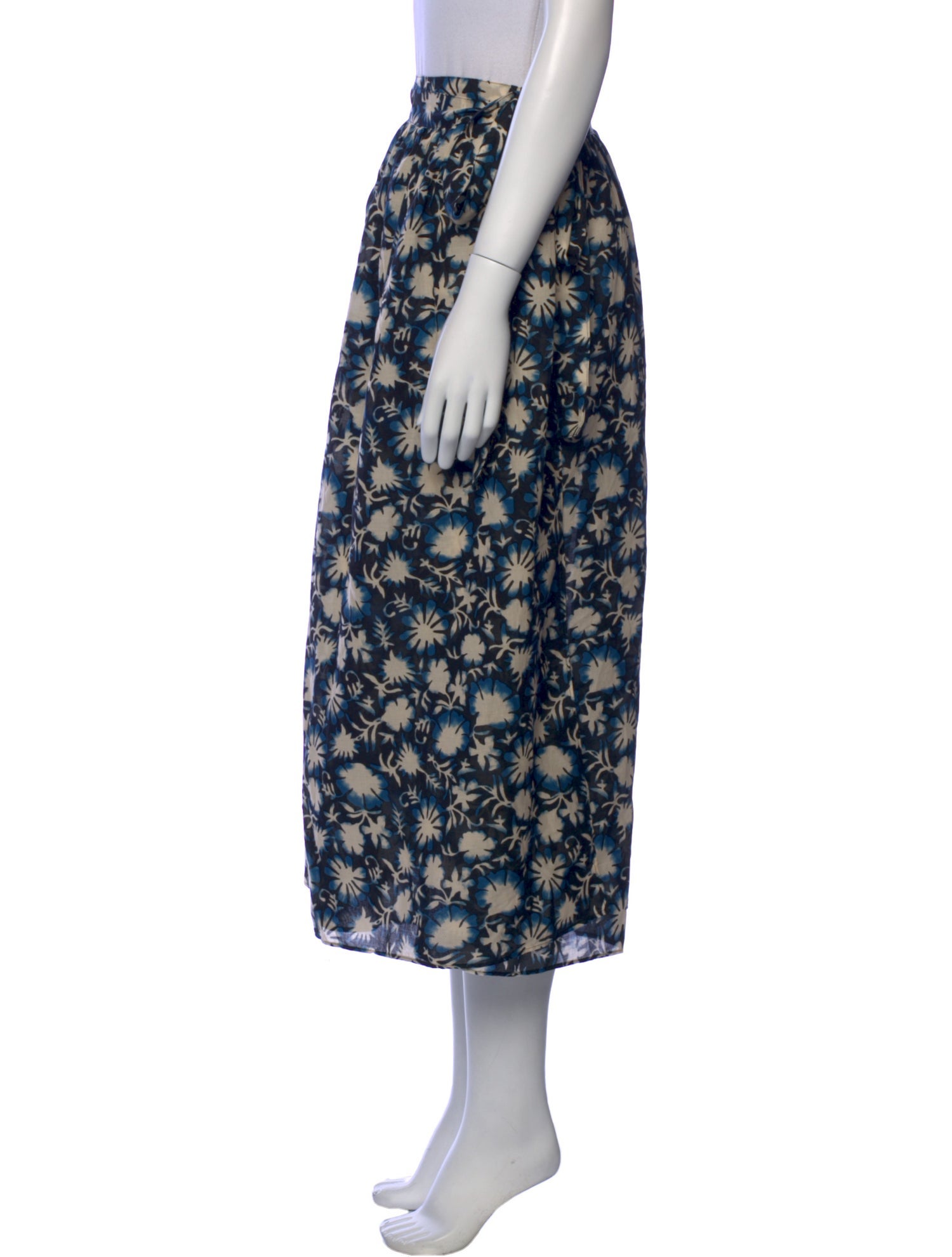 Ulla Johnson Floral Print Midi Length Skirt w/ Tags