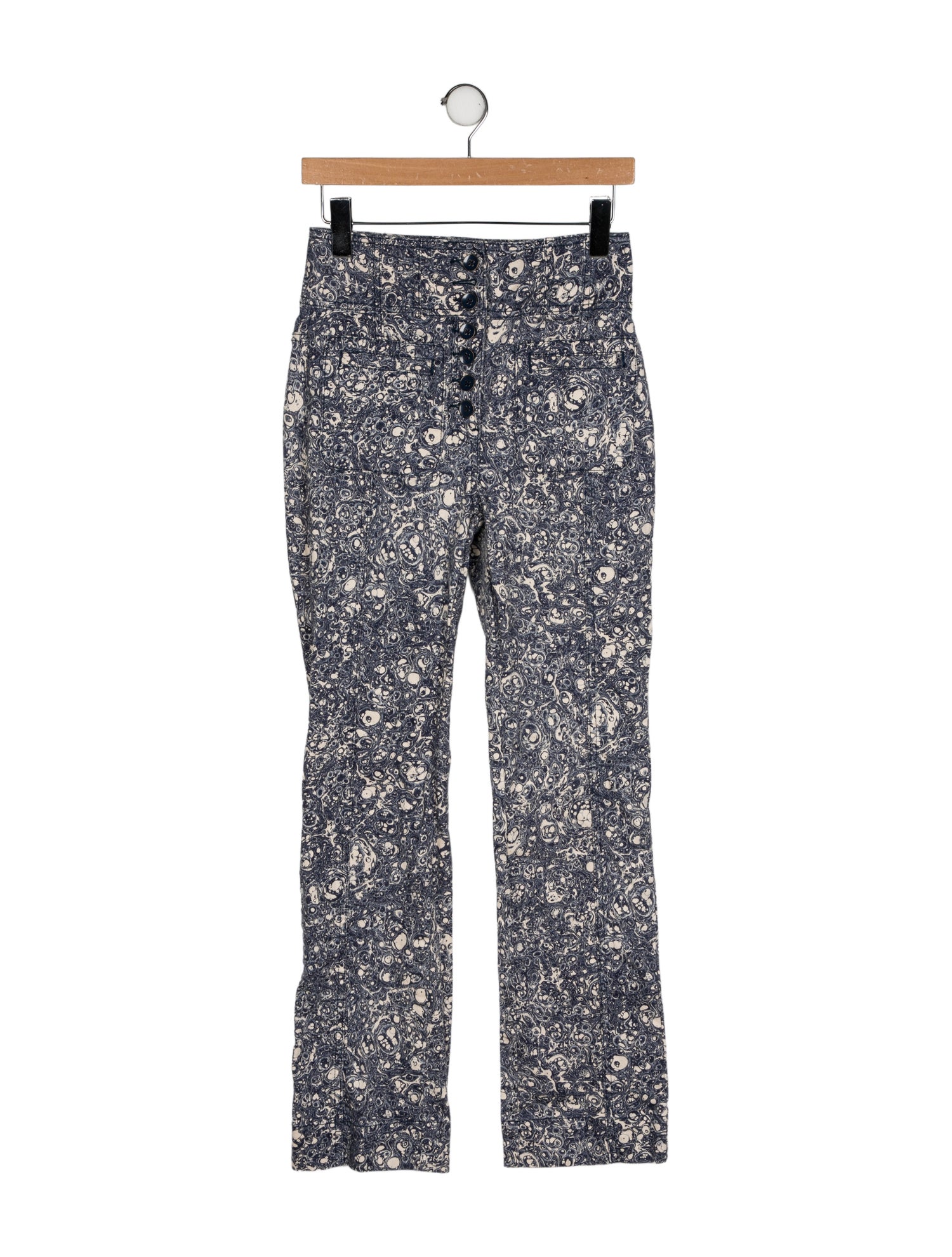 Ulla Johnson Printed Straight Leg Pants