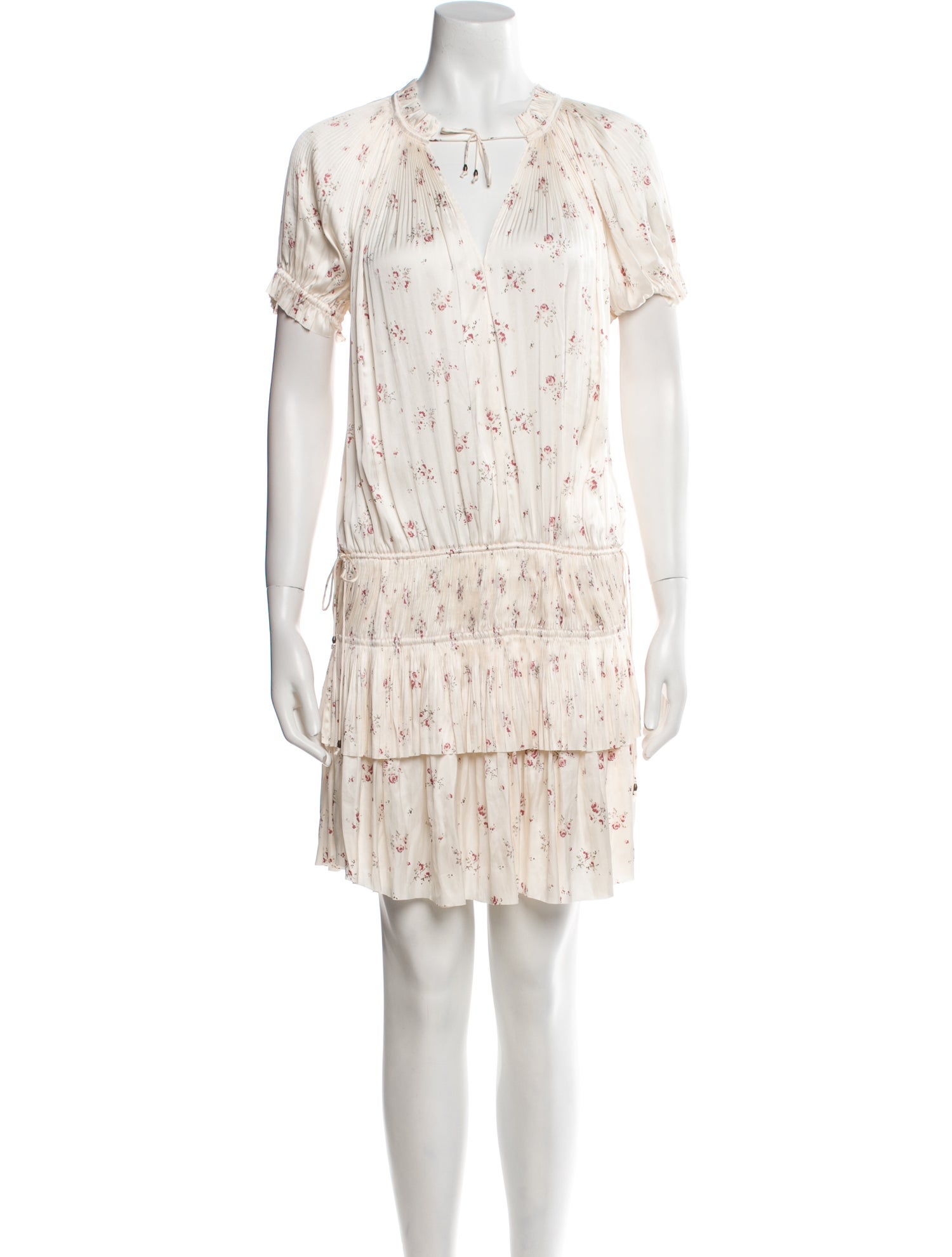 Ulla Johnson Floral Print Knee-Length Dress