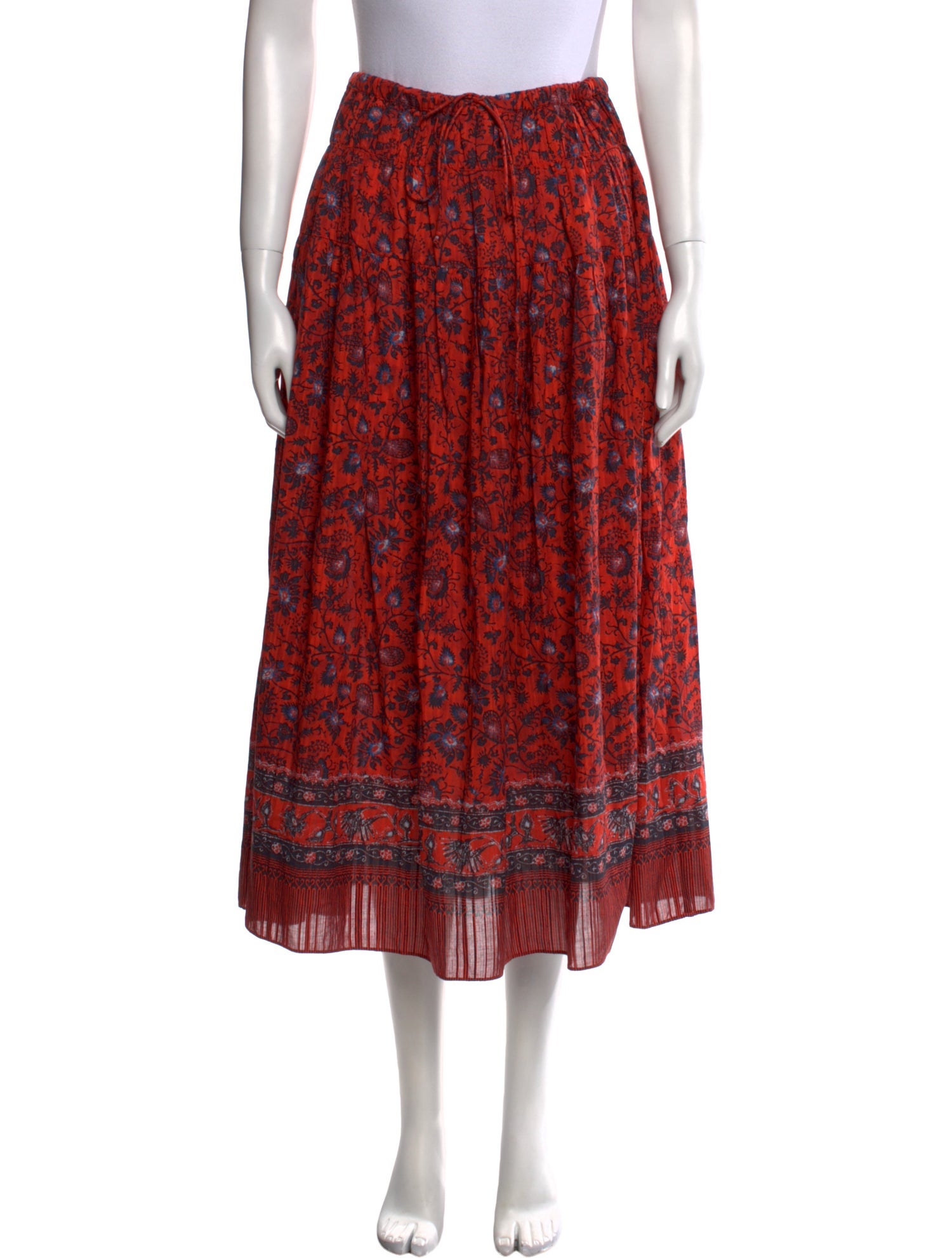 Ulla Johnson Printed Midi Length Skirt