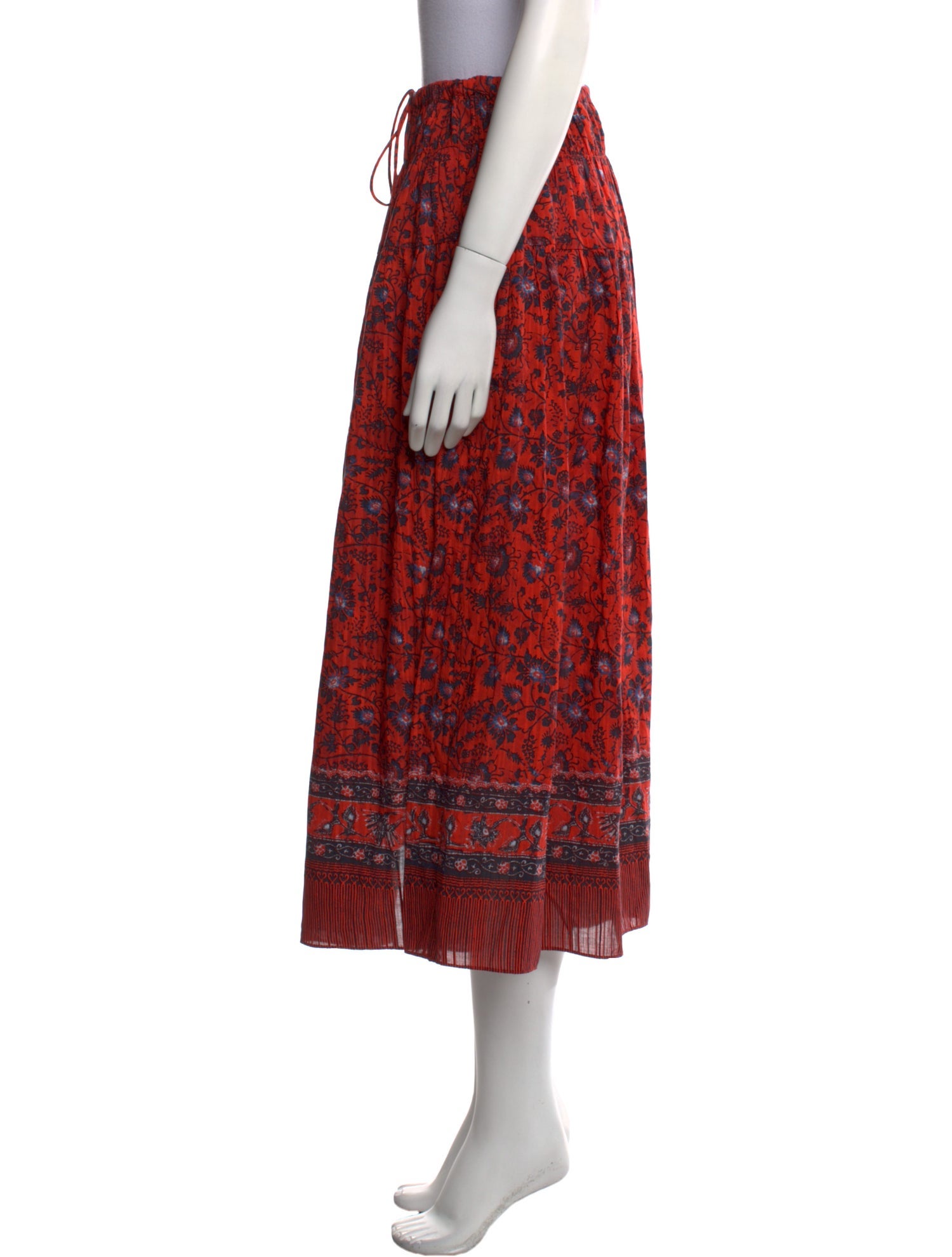 Ulla Johnson Printed Midi Length Skirt