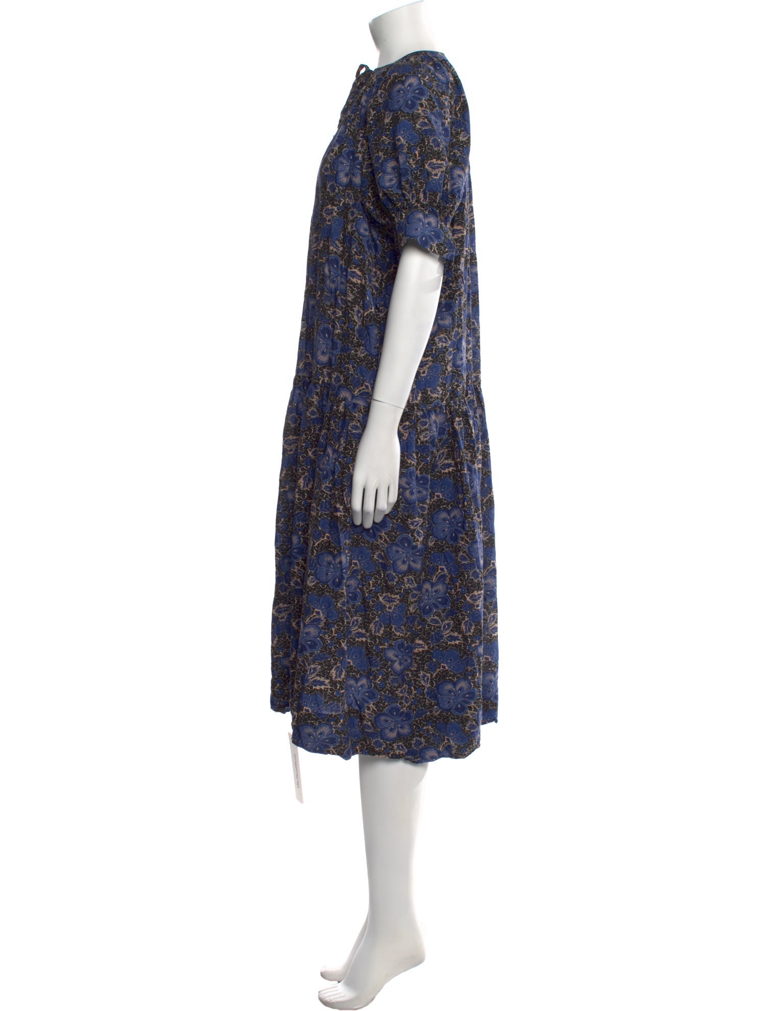 Ulla Johnson Floral Print Midi Length Dress