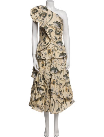 Ulla Johnson Floral Print Long Dress
