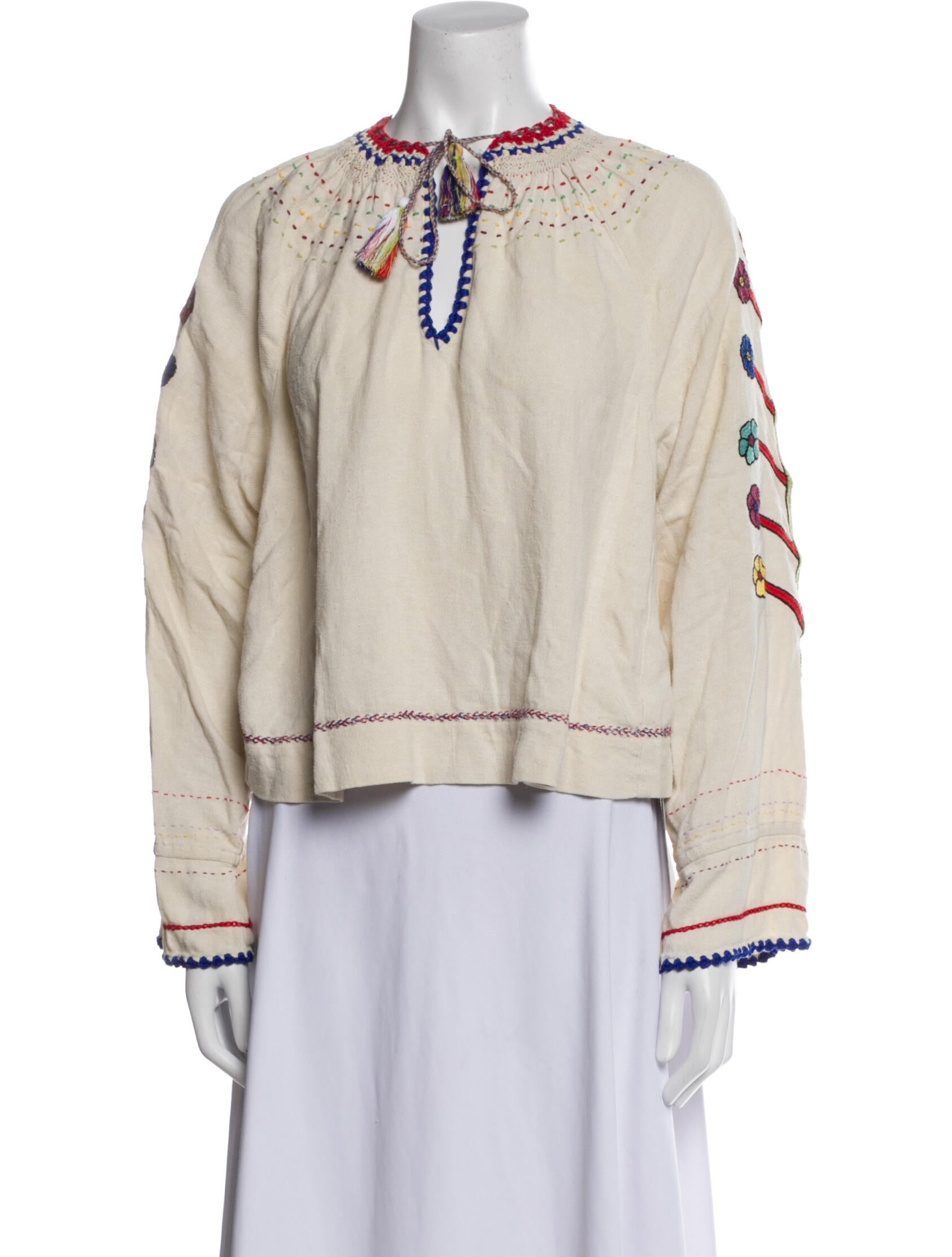 Ulla Johnson Silk Mock Neck Sweatshirt