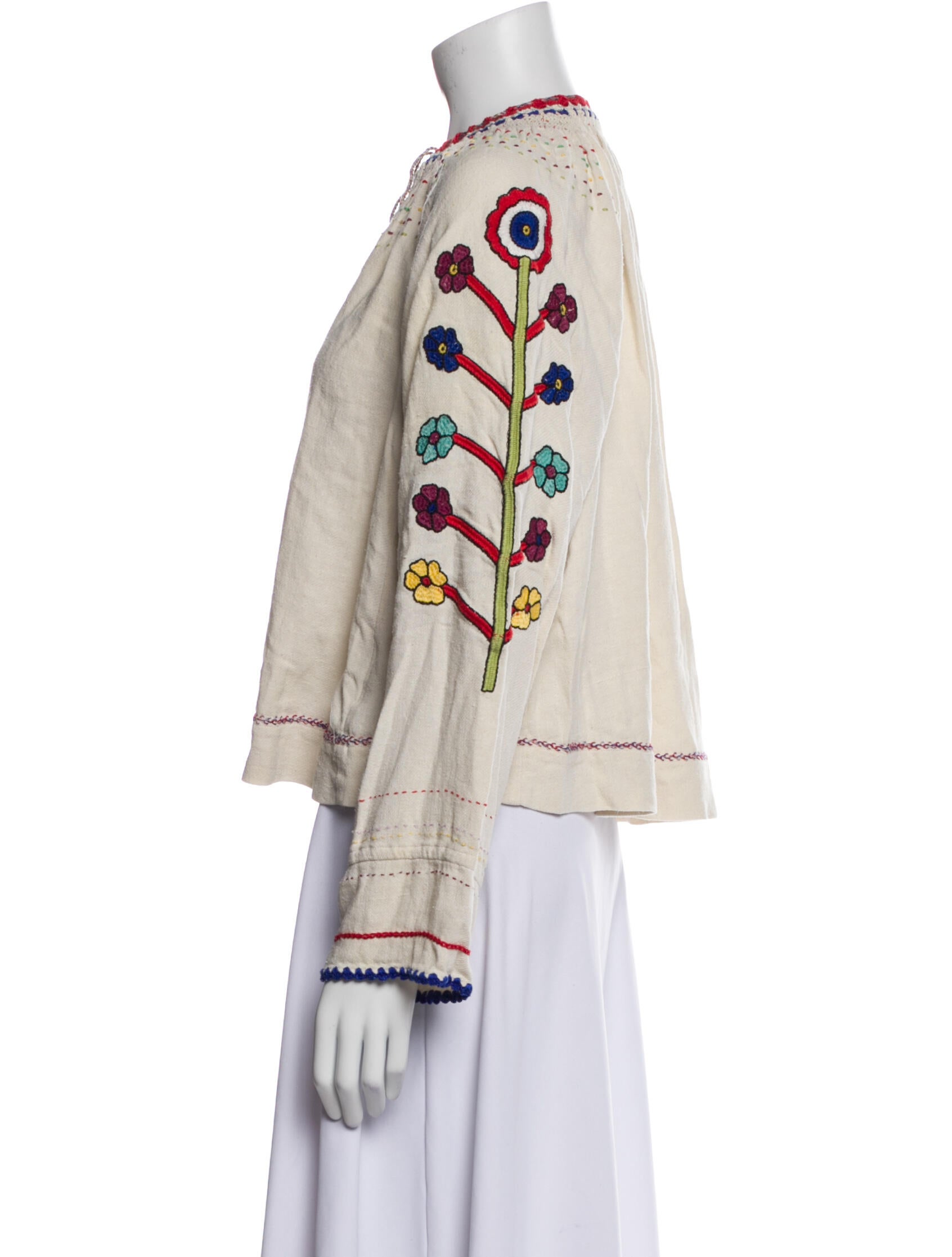 Ulla Johnson Silk Mock Neck Sweatshirt