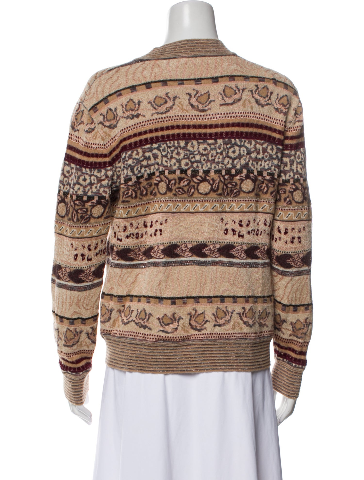 Ulla Johnson Printed Crew Neck Sweater