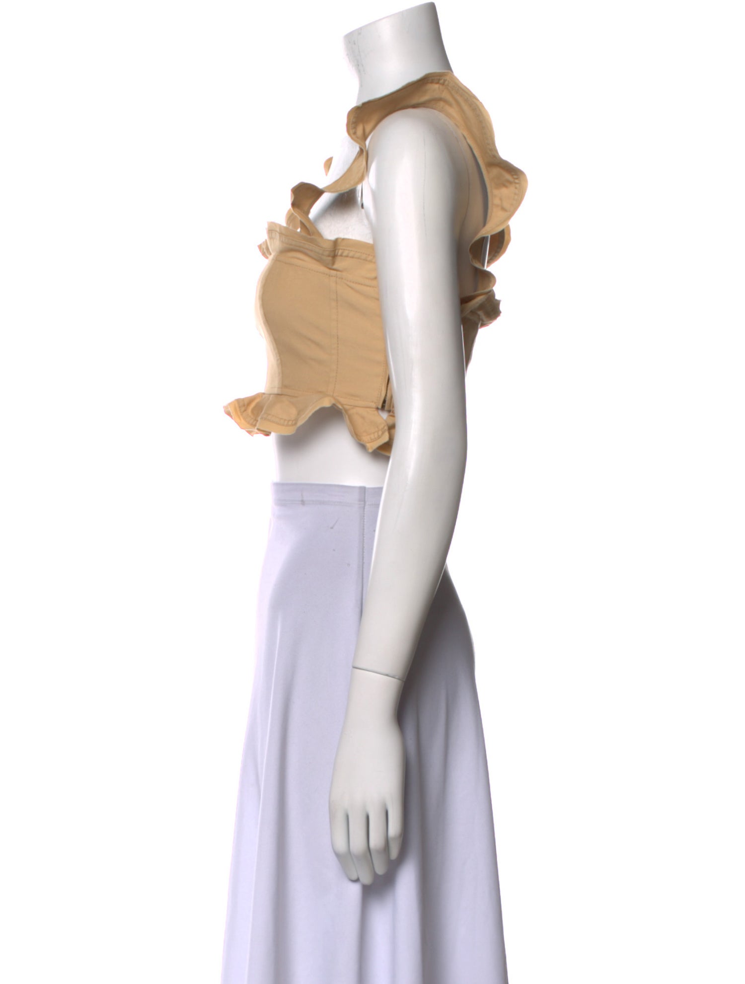 Ulla Johnson Square Neckline Sleeveless Crop Top