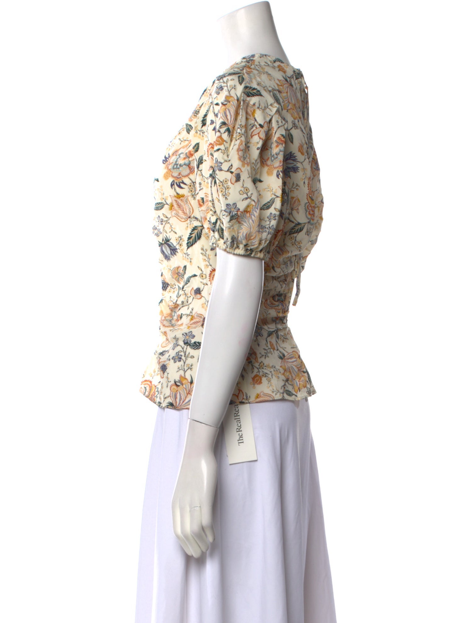 Ulla Johnson Silk Floral Print Top w/ Tags
