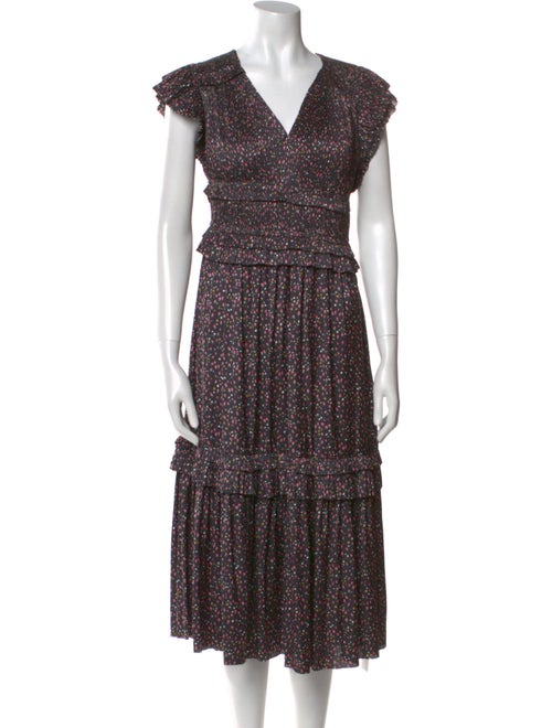 Ulla Johnson Floral Print Long Dress