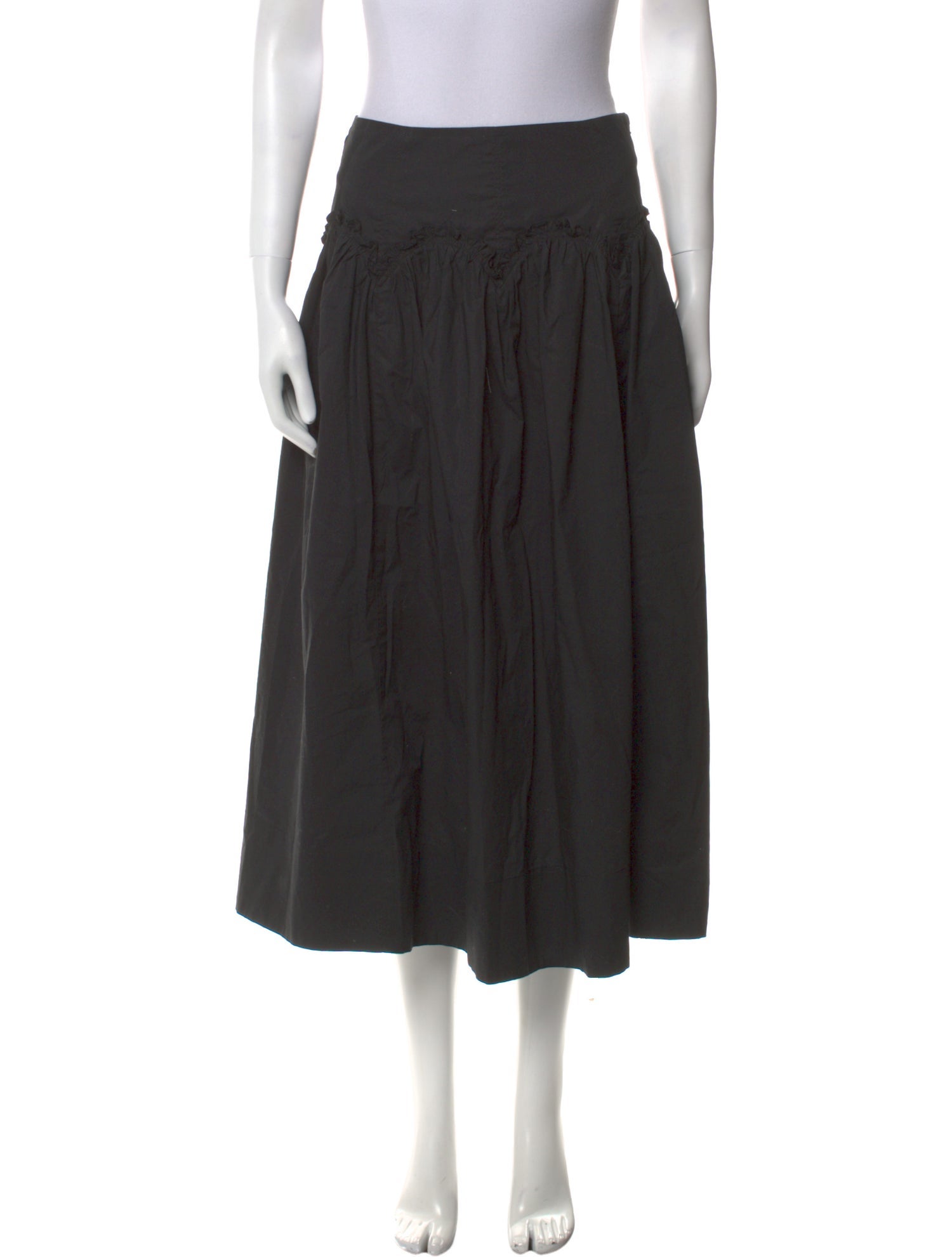 Ulla Johnson Ruffle Embellishment Midi Length Skirt