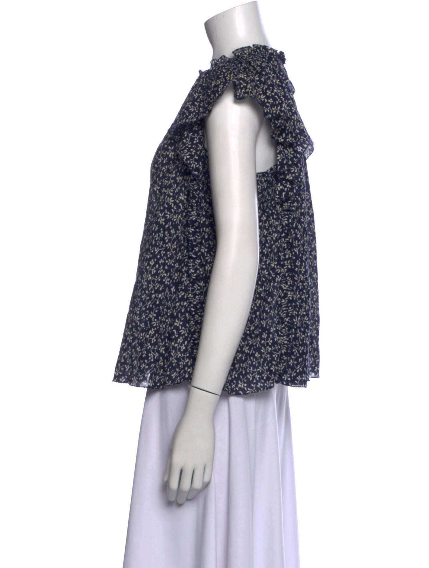 Ulla Johnson Printed V-Neck Blouse