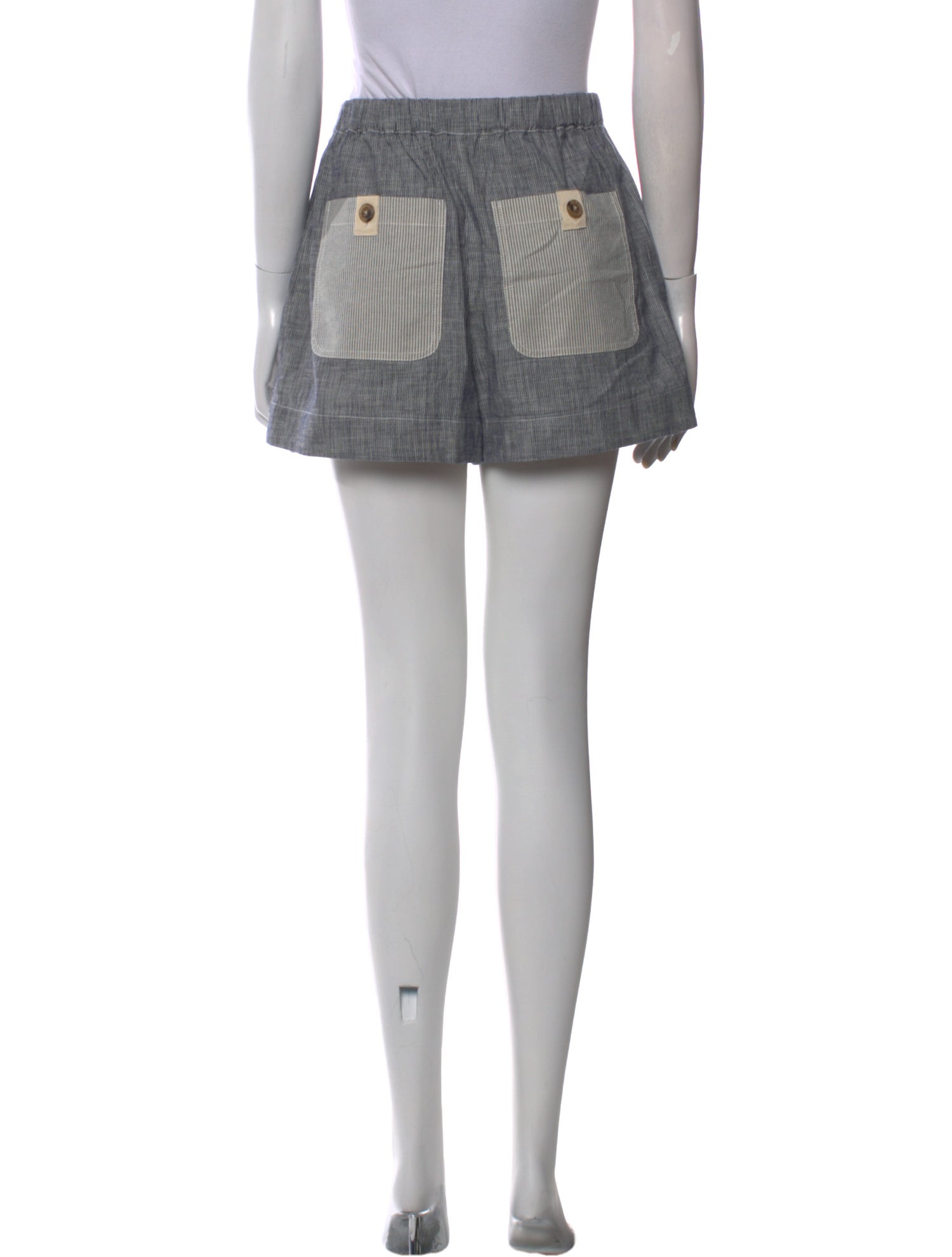 Ulla Johnson Striped Mini Shorts