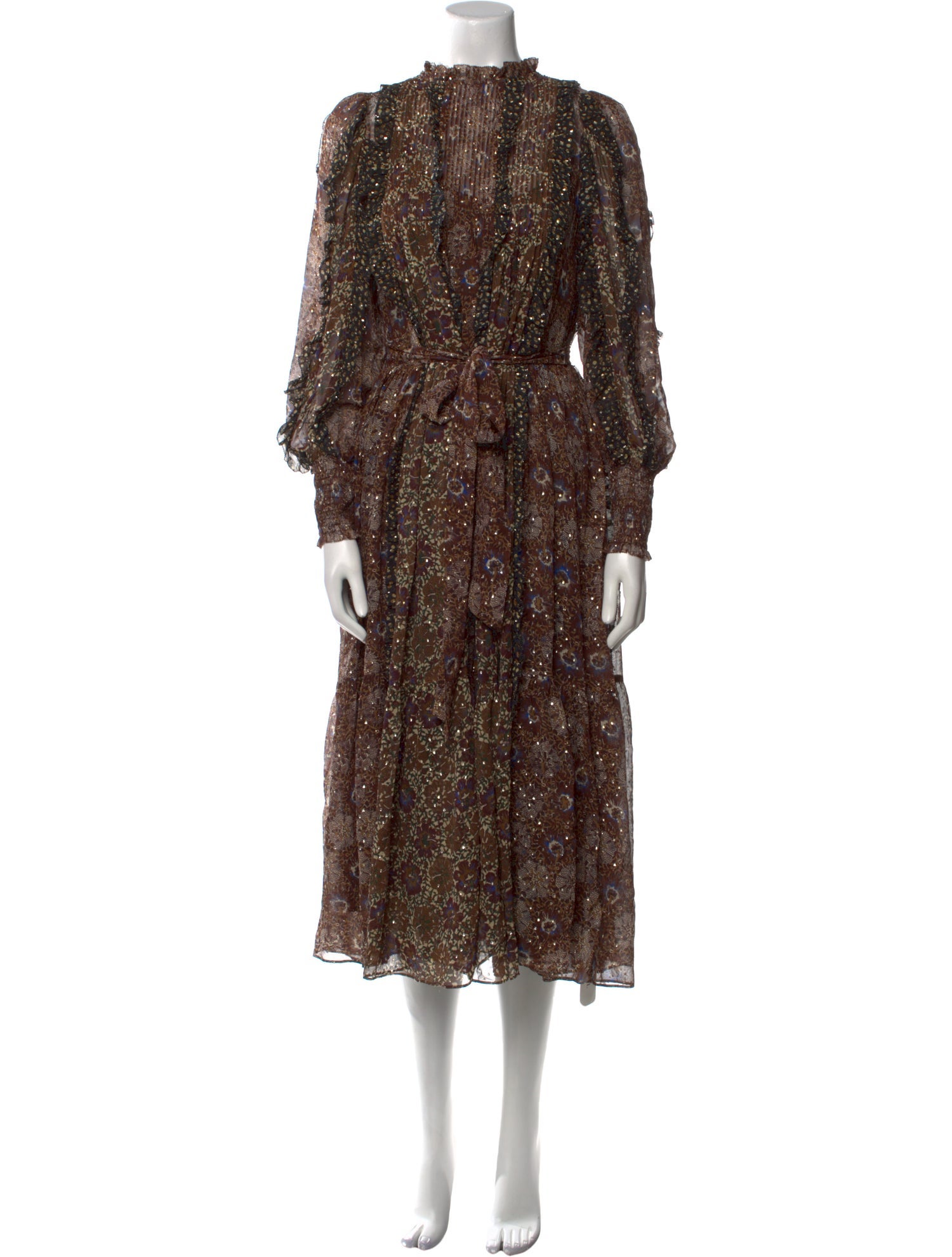 Ulla Johnson Silk Midi Length Dress