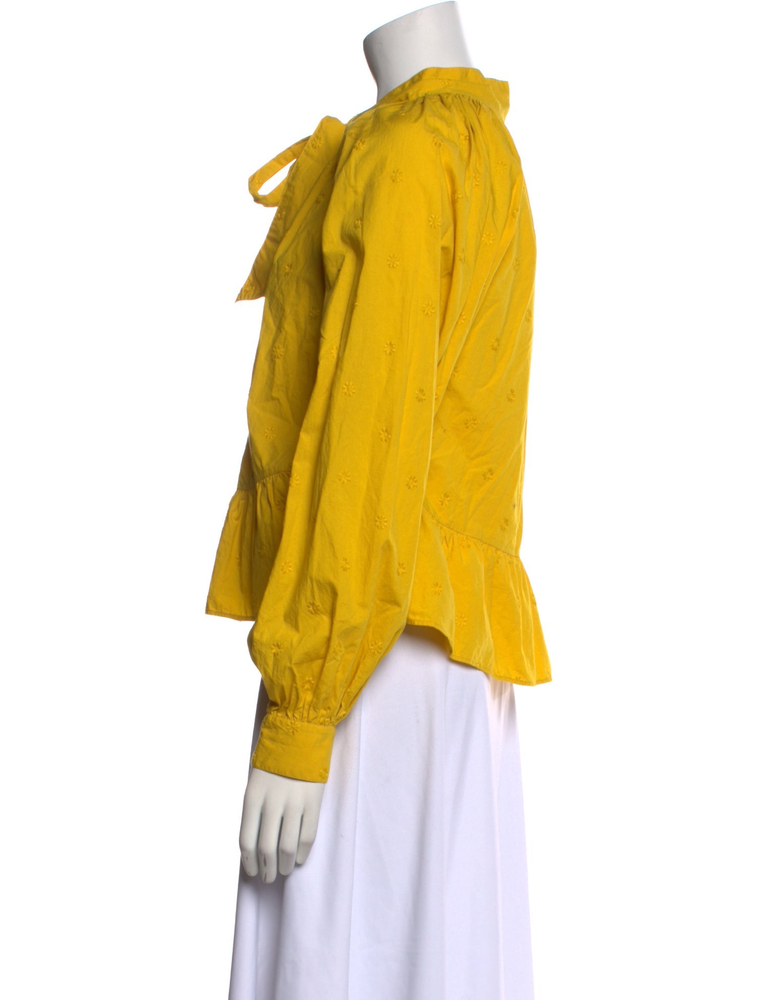 Ulla Johnson Mock Neck Long Sleeve Sweatshirt