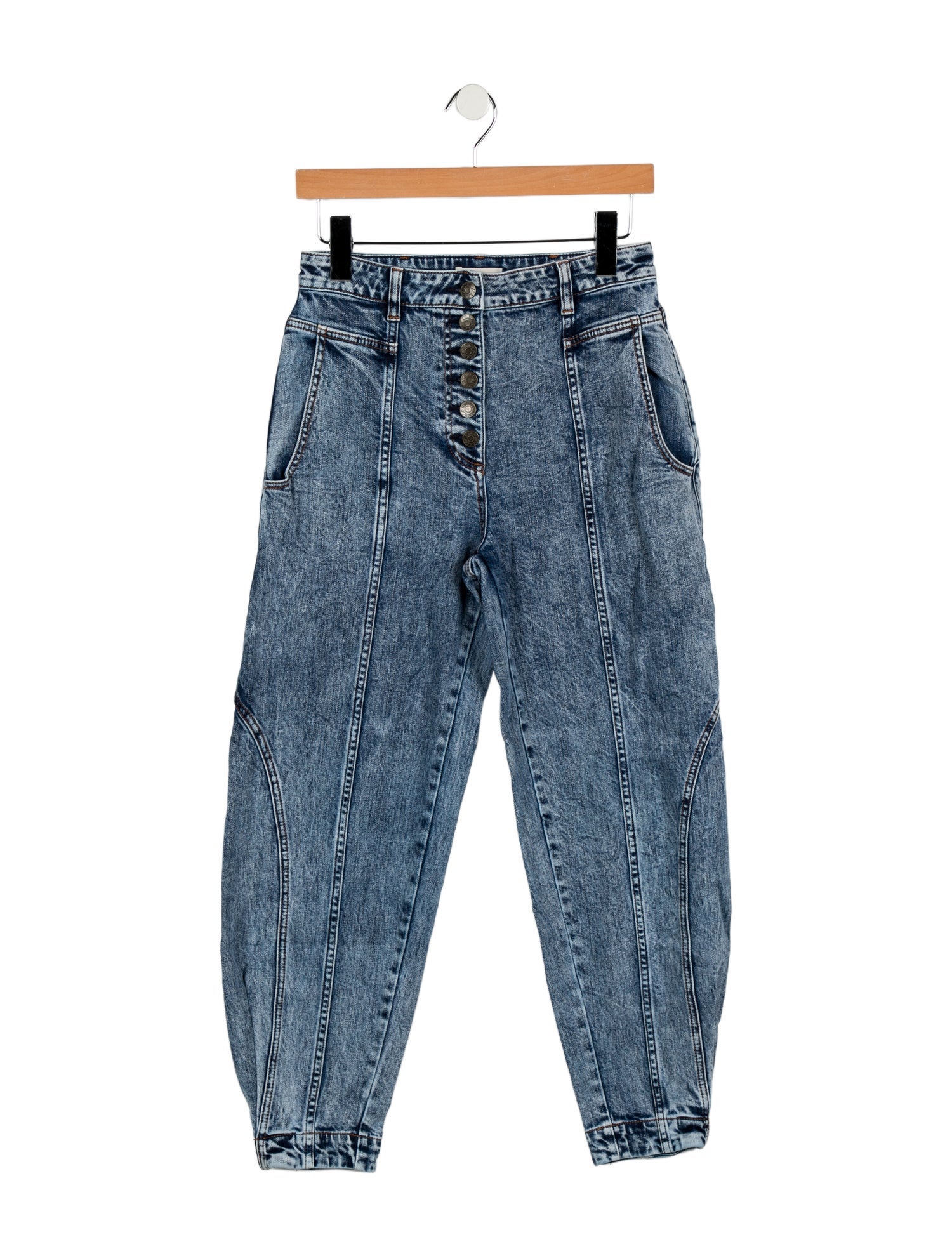 Ulla Johnson Mid-Rise Straight Leg Jeans