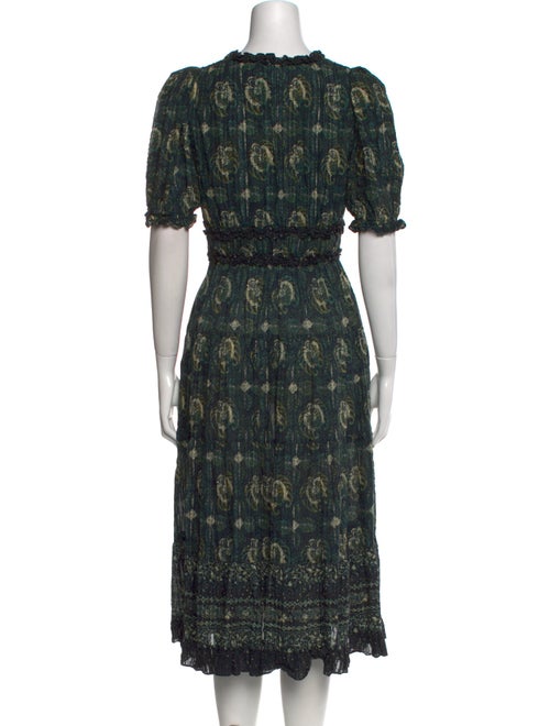 Ulla Johnson Printed Midi Length Dress