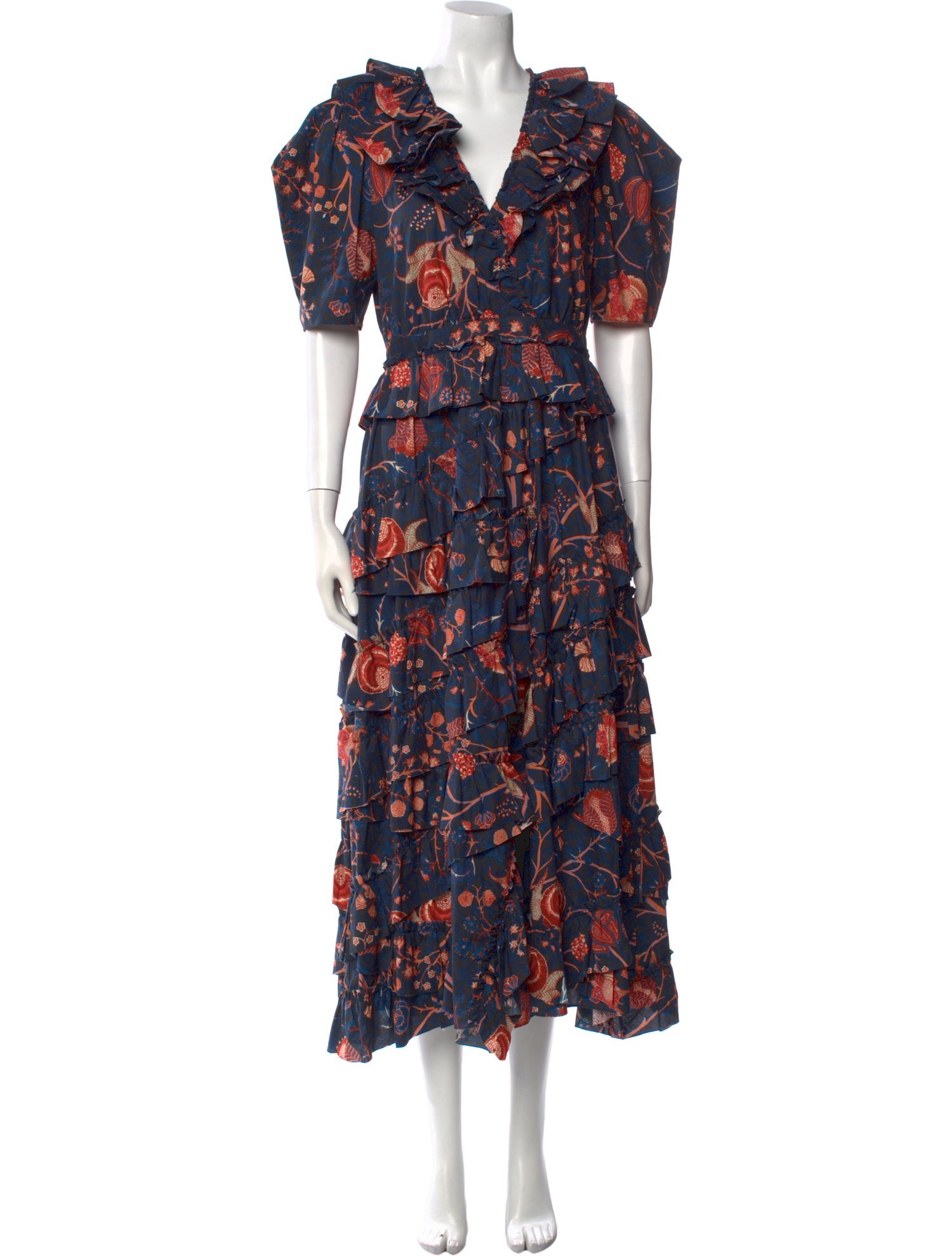 Ulla Johnson Floral Print Long Dress