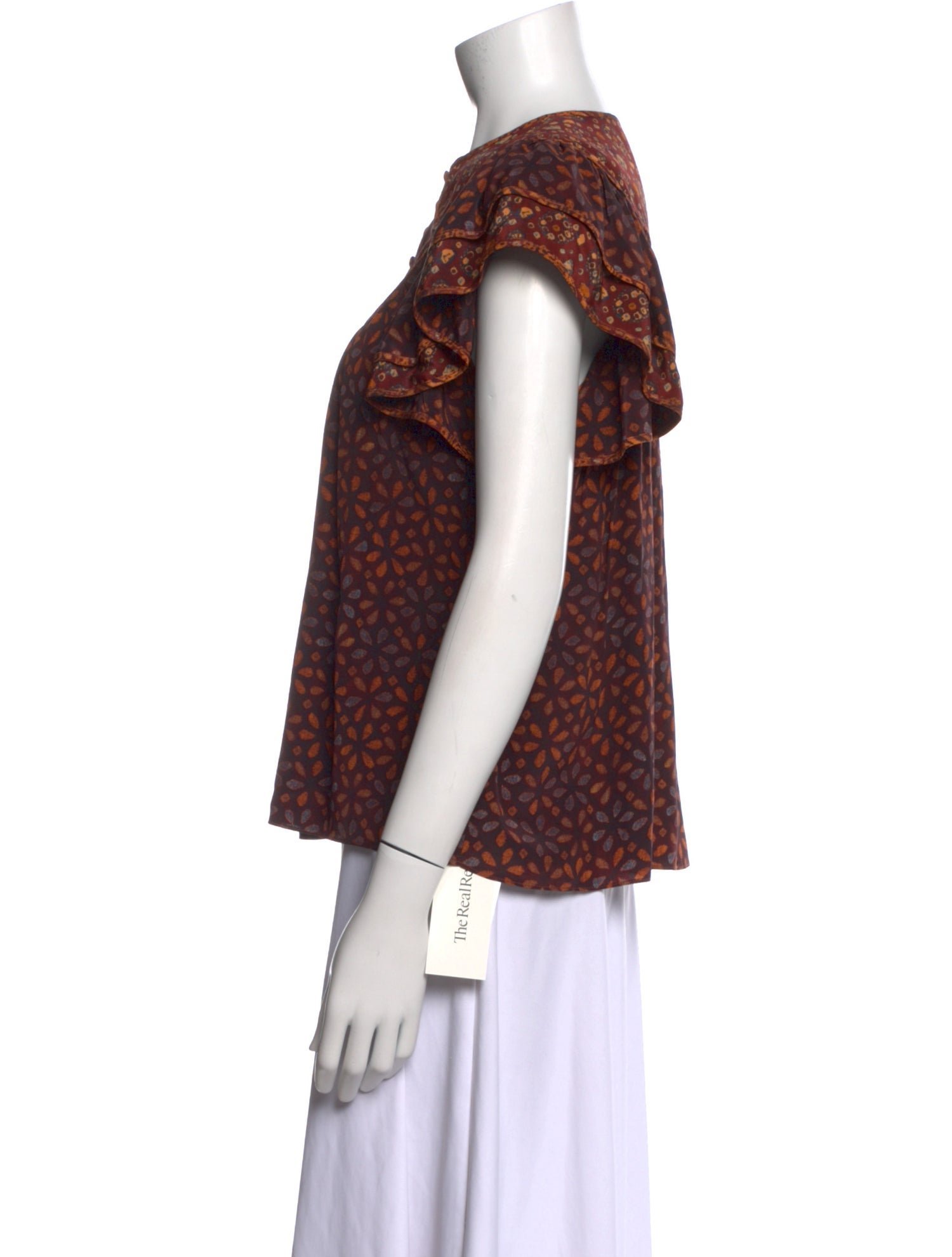 Ulla Johnson Silk Printed Blouse