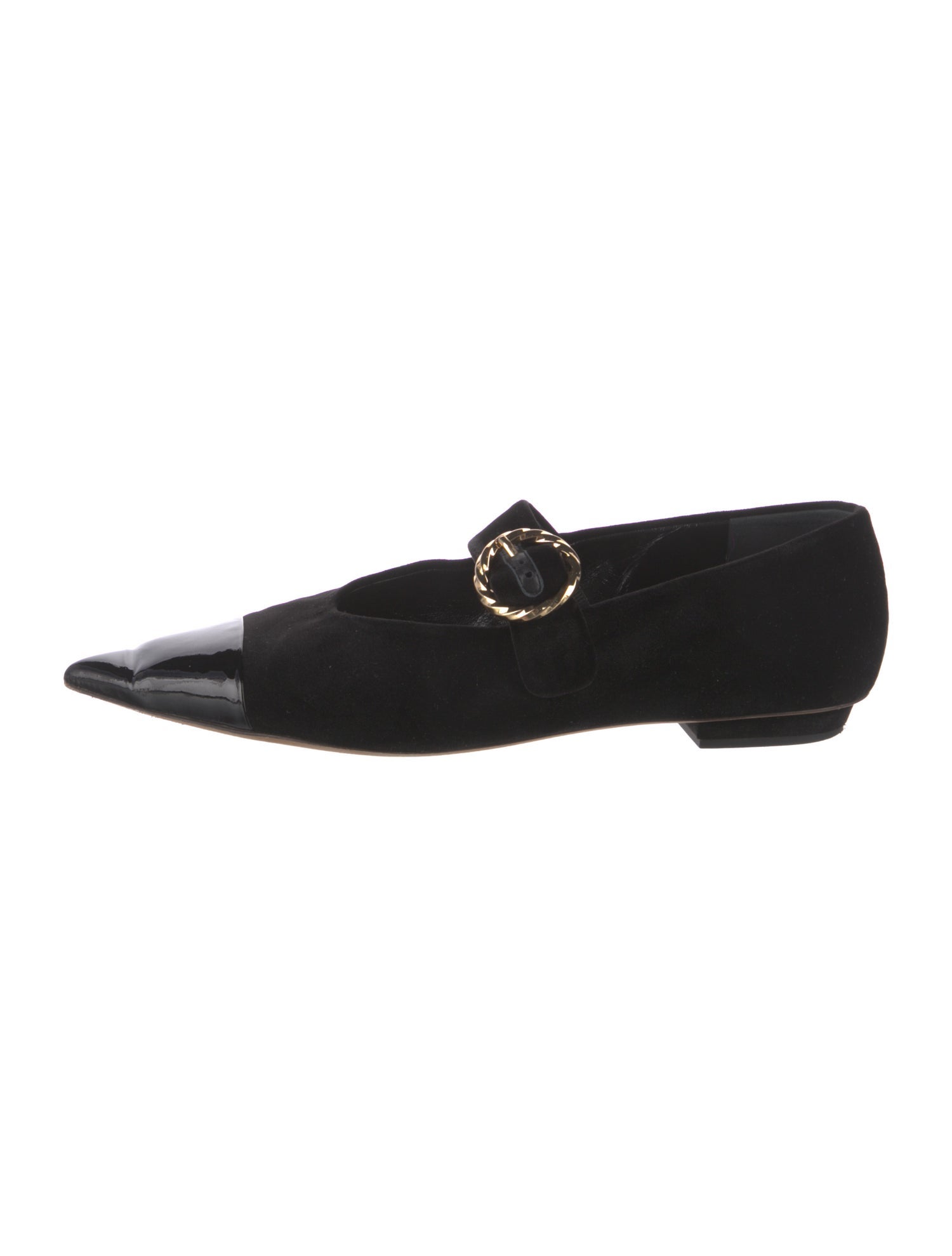 Ulla Johnson Suede Mary Jane Flats