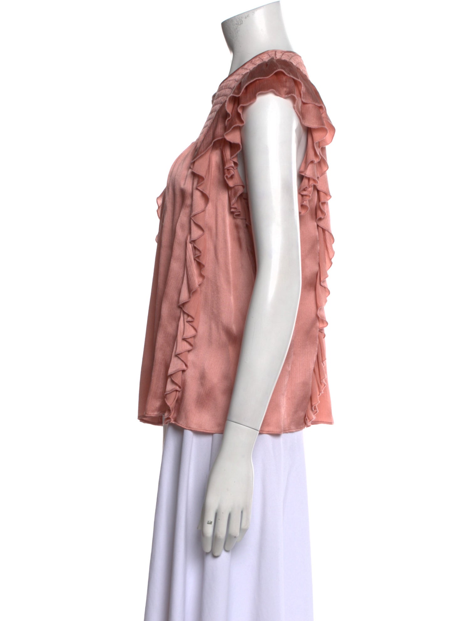 Ulla Johnson Bateau Neckline Sleeveless Blouse