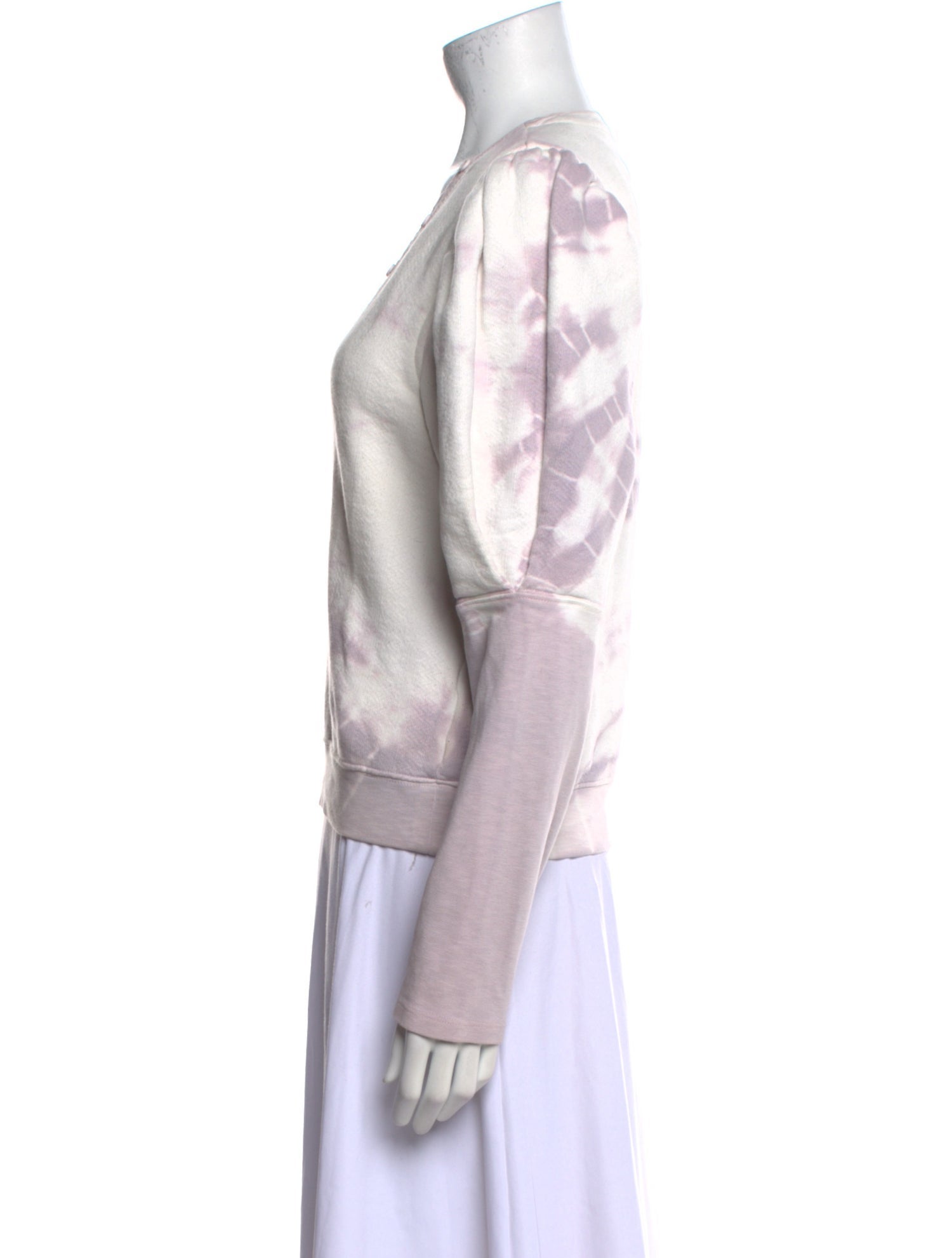 Ulla Johnson Tie-Dye Print V-Neck Blouse