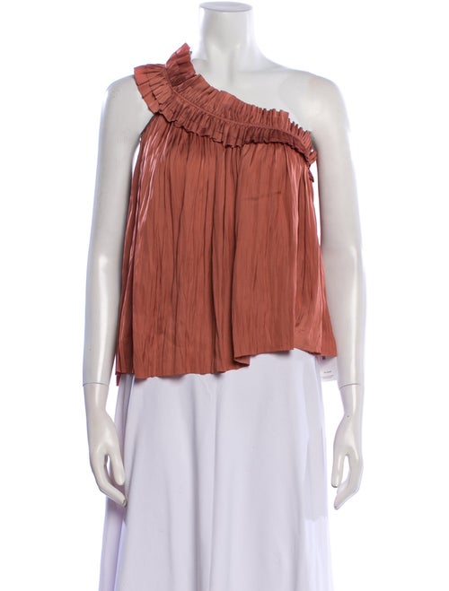 Ulla Johnson One-Shoulder Sleeveless Blouse