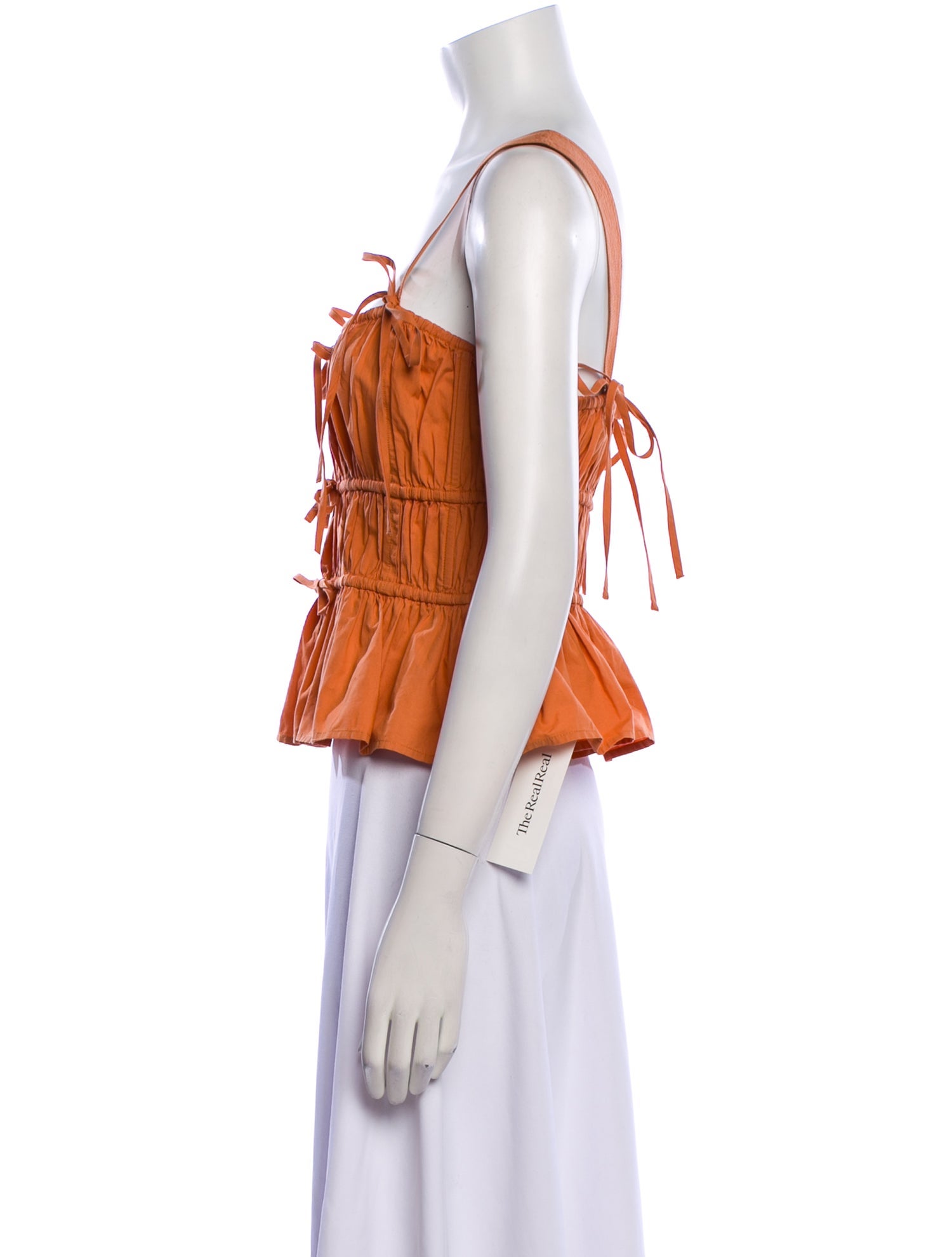 Ulla Johnson Square Neckline Sleeveless Crop Top