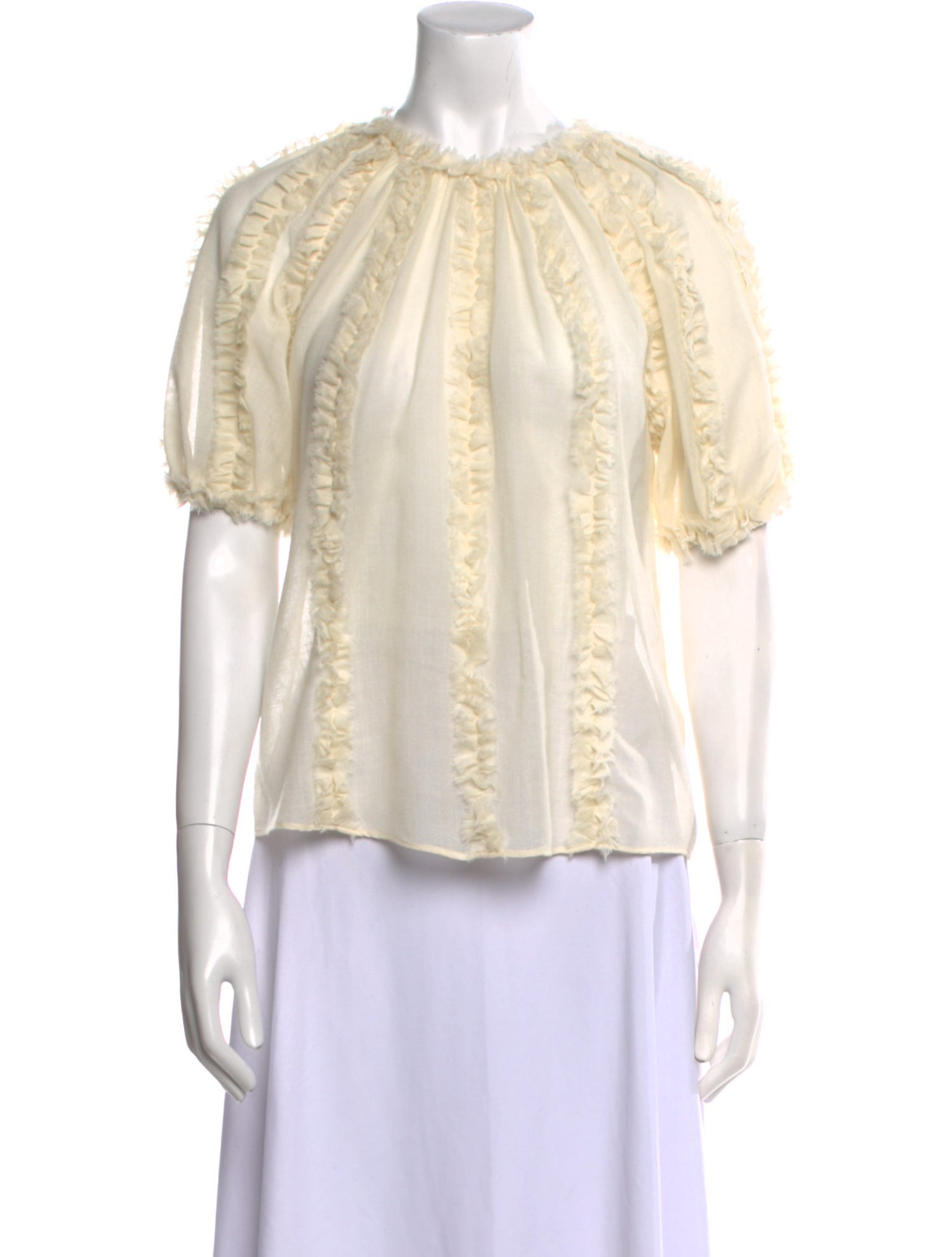 Ulla Johnson Wool Crew Neck Blouse